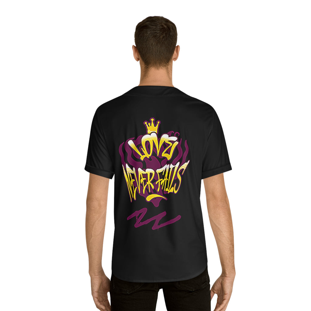Men's Baseball Jersey  - Love Never Fails