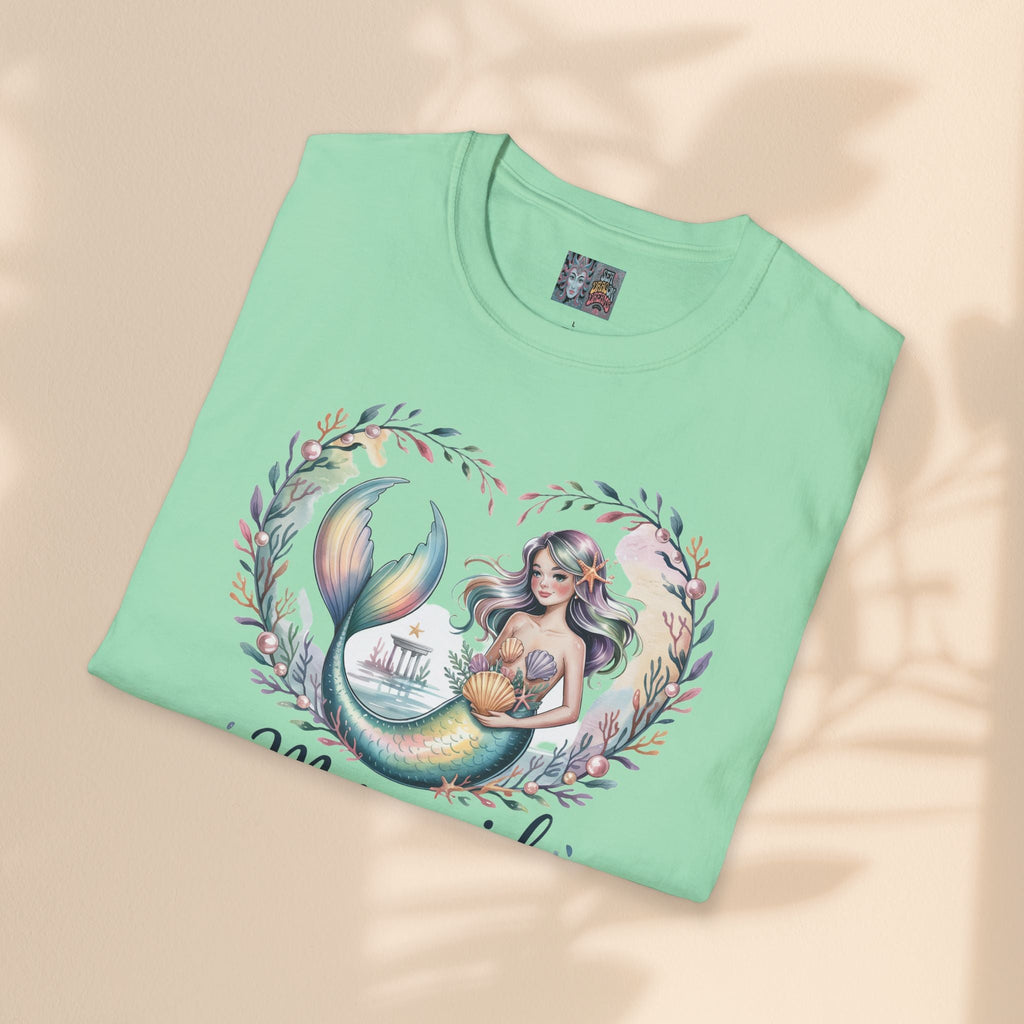 Maid of Honor Mermaid T-Shirt, Ocean Lover Tee, Beach Party Outfit, Gift for Sea Enthusiasts, Mermaid wedding tee