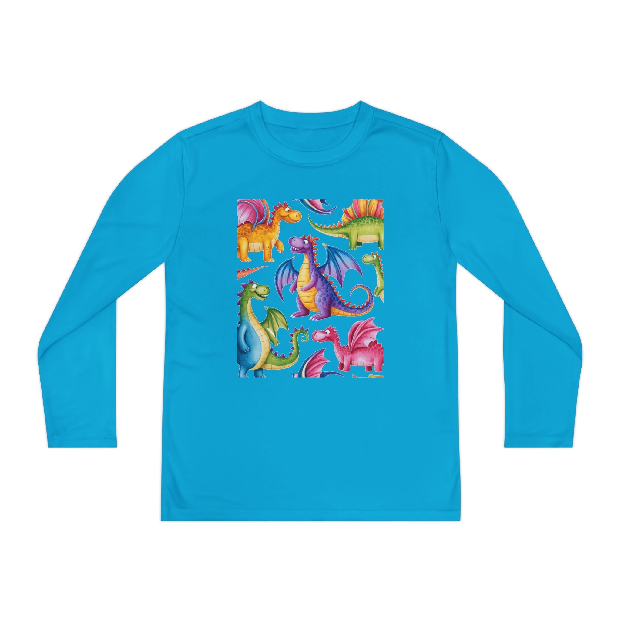 Dragon Party Youth Long Sleeve Competitor Tee