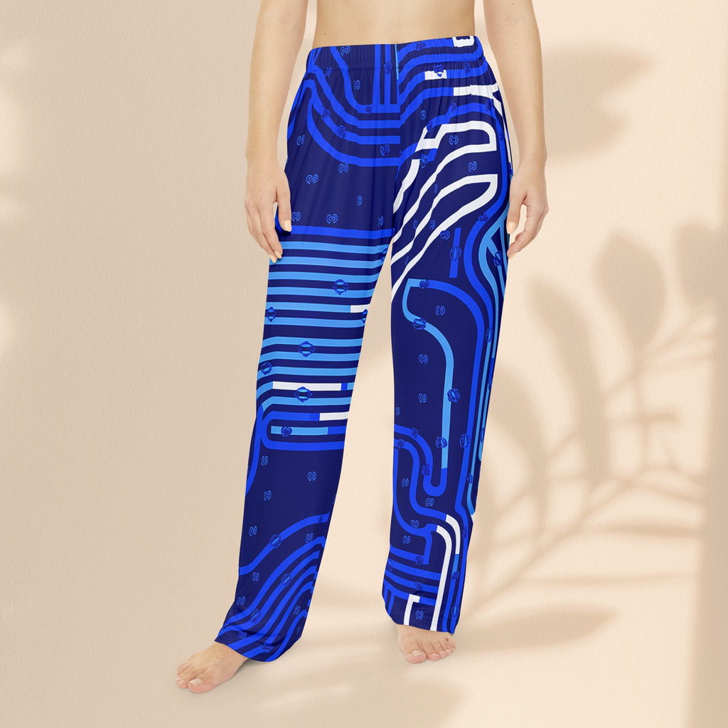 Chic Computer Nerd Women's Pajama Pants, Comfortable Sleepwear, Cozy Lounge Wear, Unique Gift for Tech Lovers, Tech-Inspired Homewear