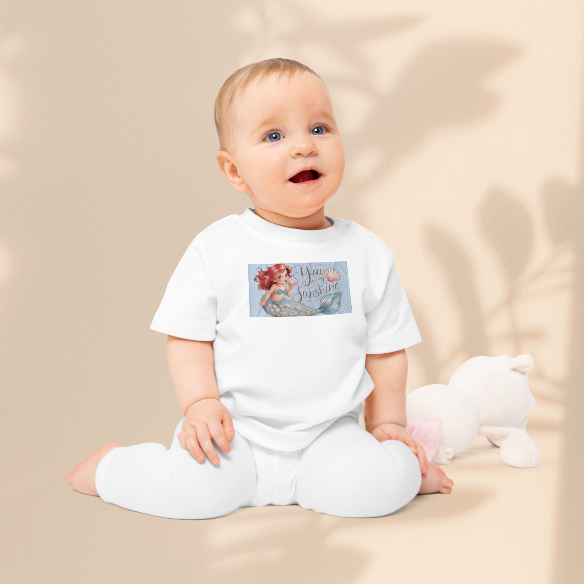 Baby T-Shirt - You Are My Sunshine Mermaid