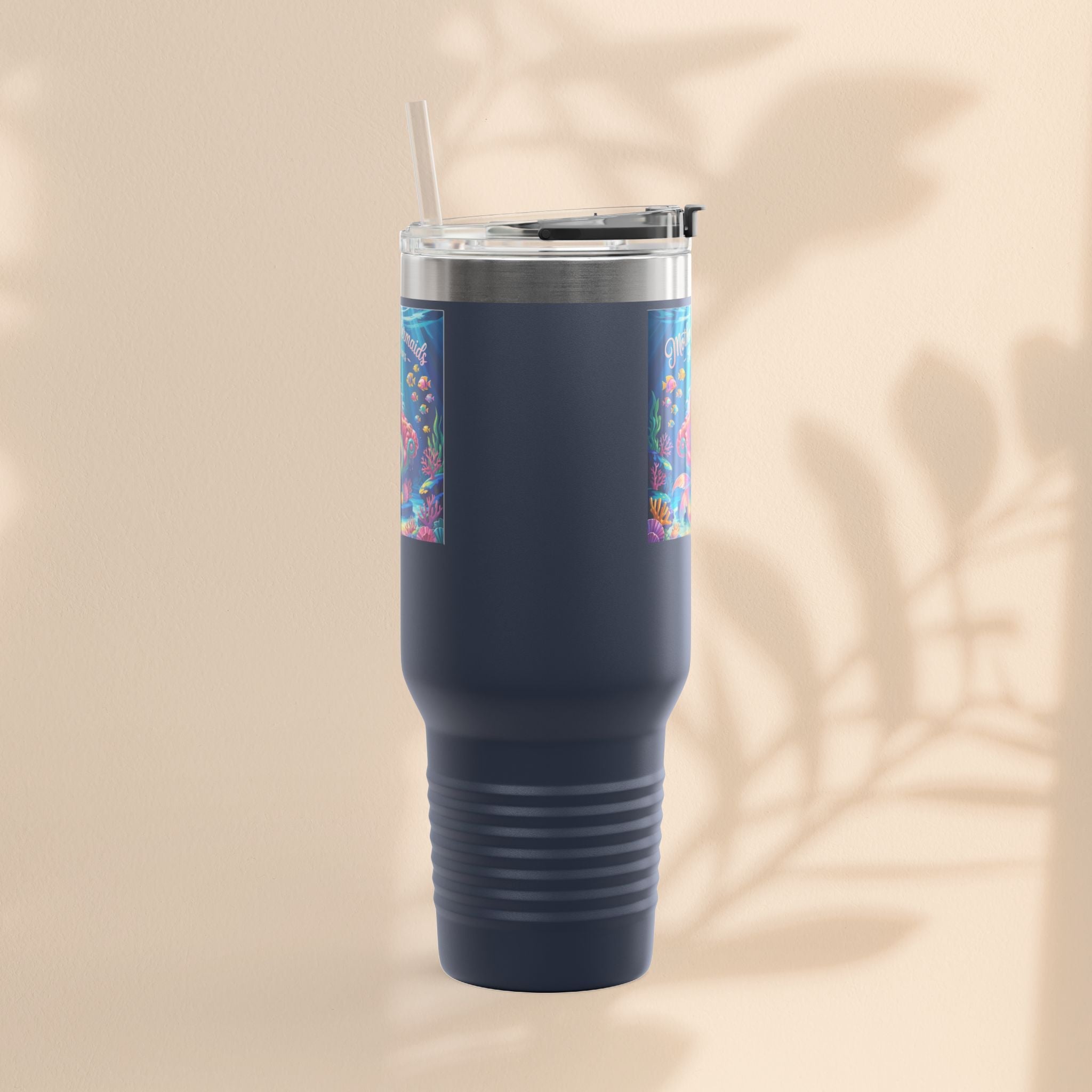 Mother of the Mermaids Insulated Travel Mug, 40oz | Perfect for Road Trips, Summer Days
