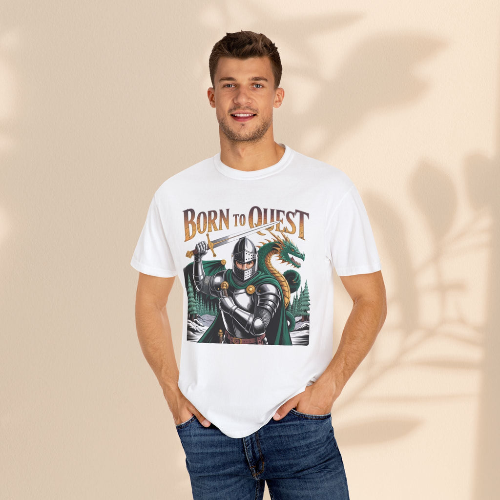 Born To Quest-Themed Unisex T-shirt, Adventure Shirt, Gamer Apparel, RPG Clothing, Fantasy Graphic Tee, Perfect Gift for Quest Lovers