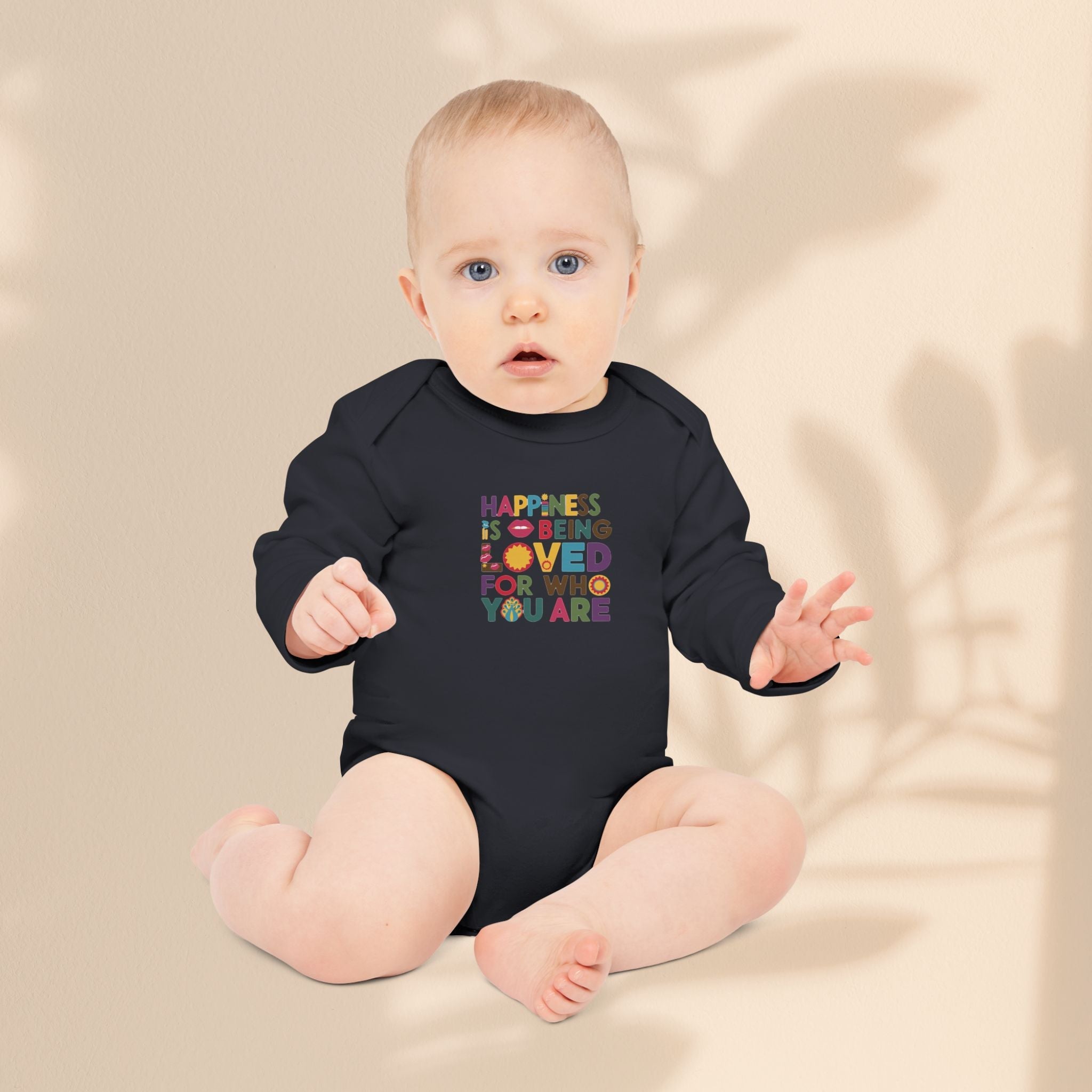 Loved For Who You Are Organic Baby Bodysuit | Baby Gift