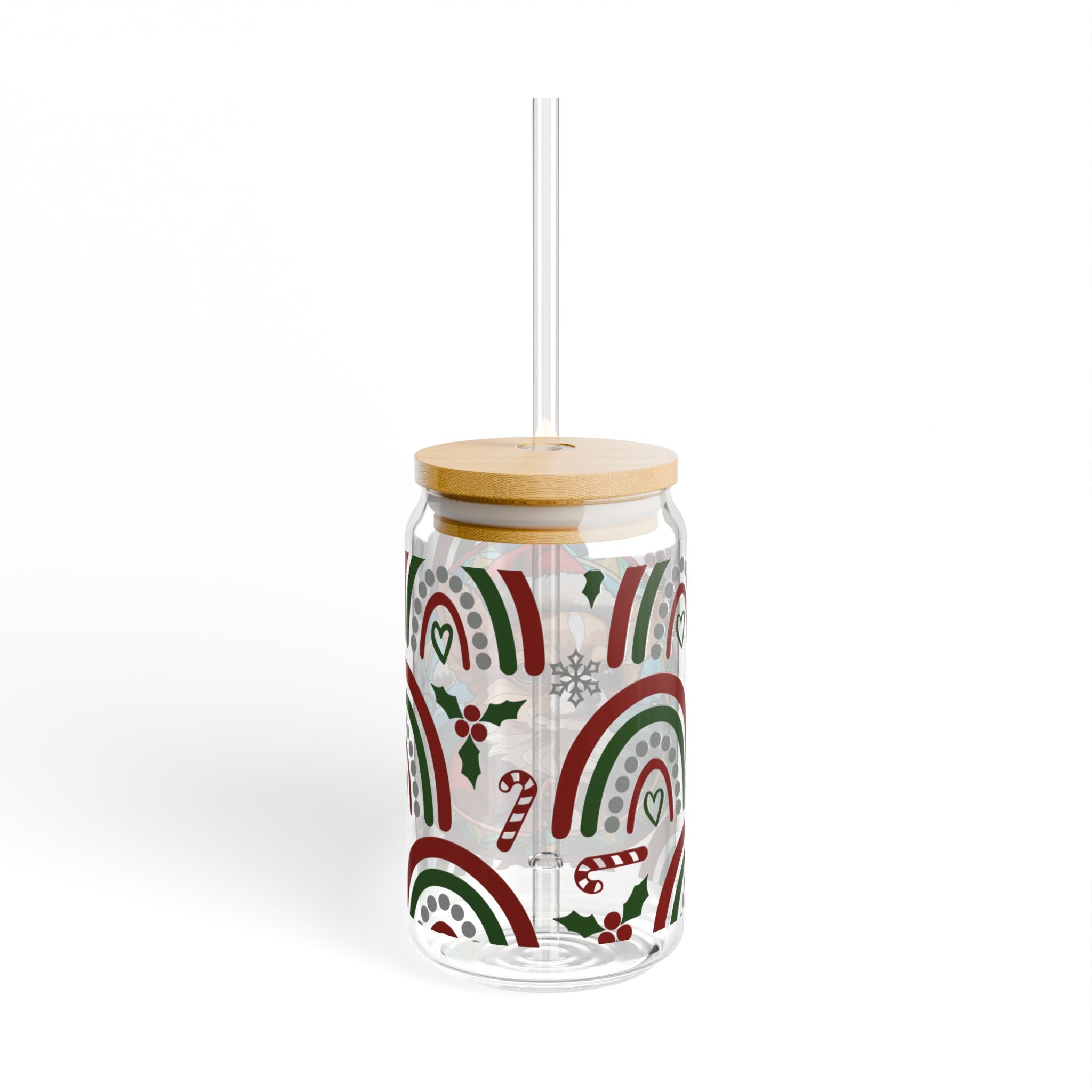 Merry Christmas Chihuahua – Sipper Glass, 16oz