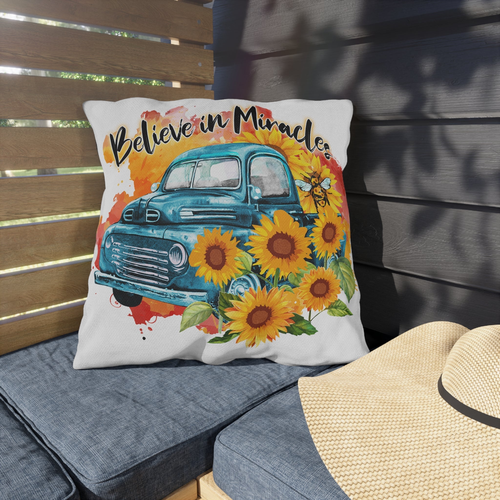 Outdoor Pillows - Believe in Miracles