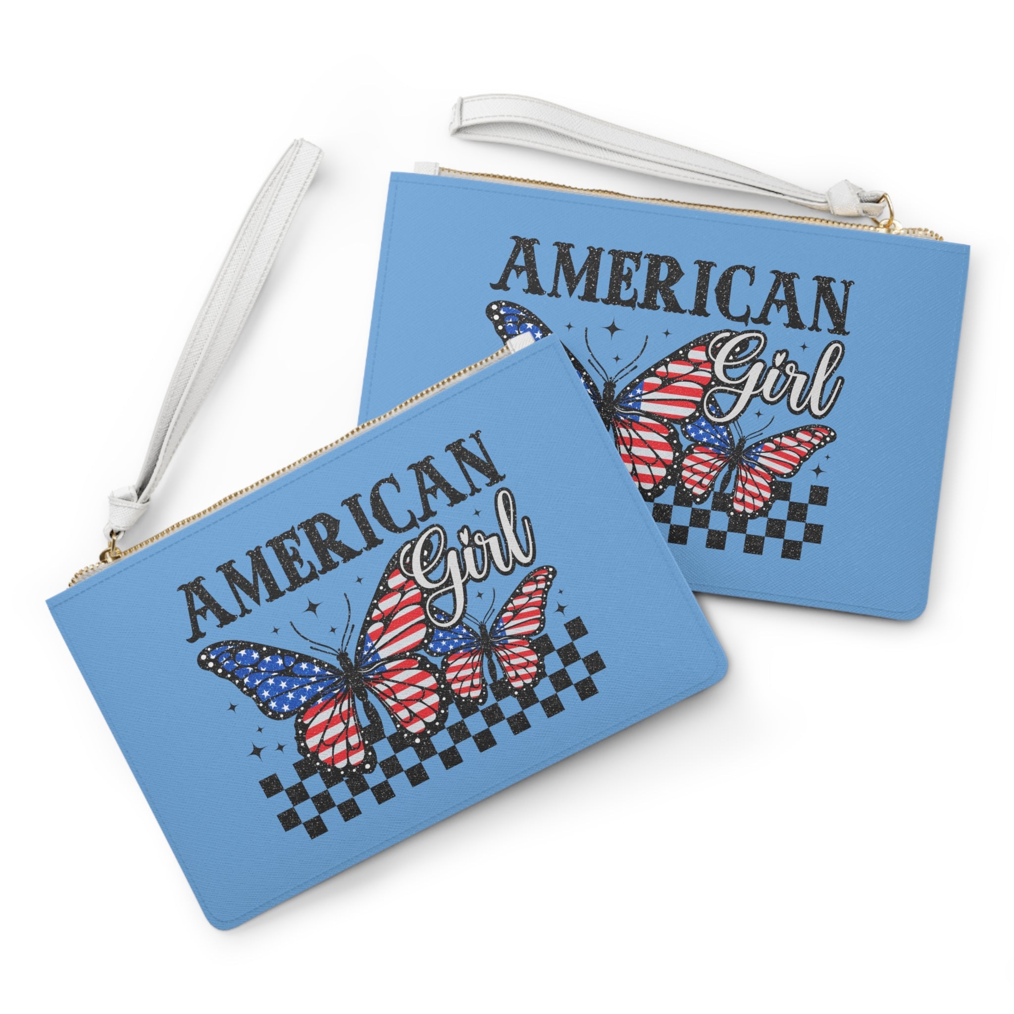 American Girl Butterfly Clutch Bag, Patriotic Purse