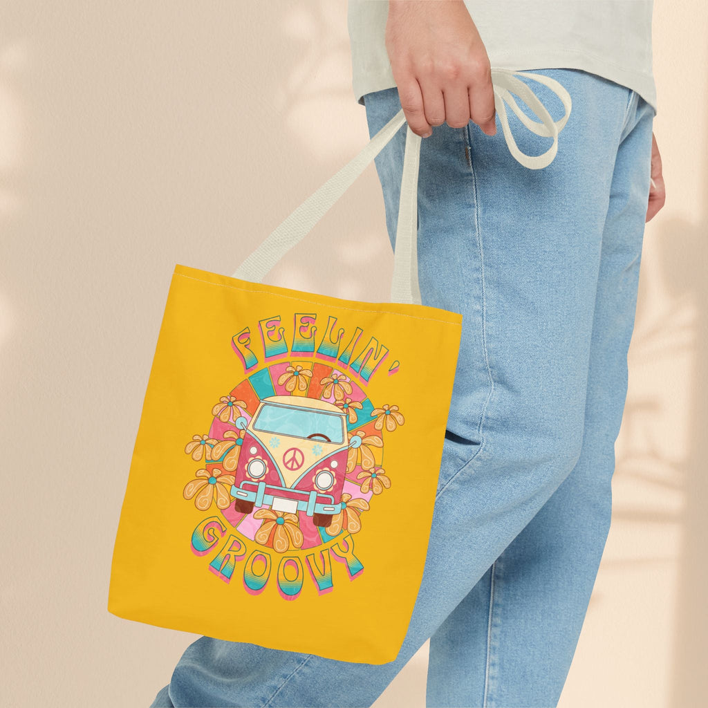 Feeling Groovy Peace Tote Bag