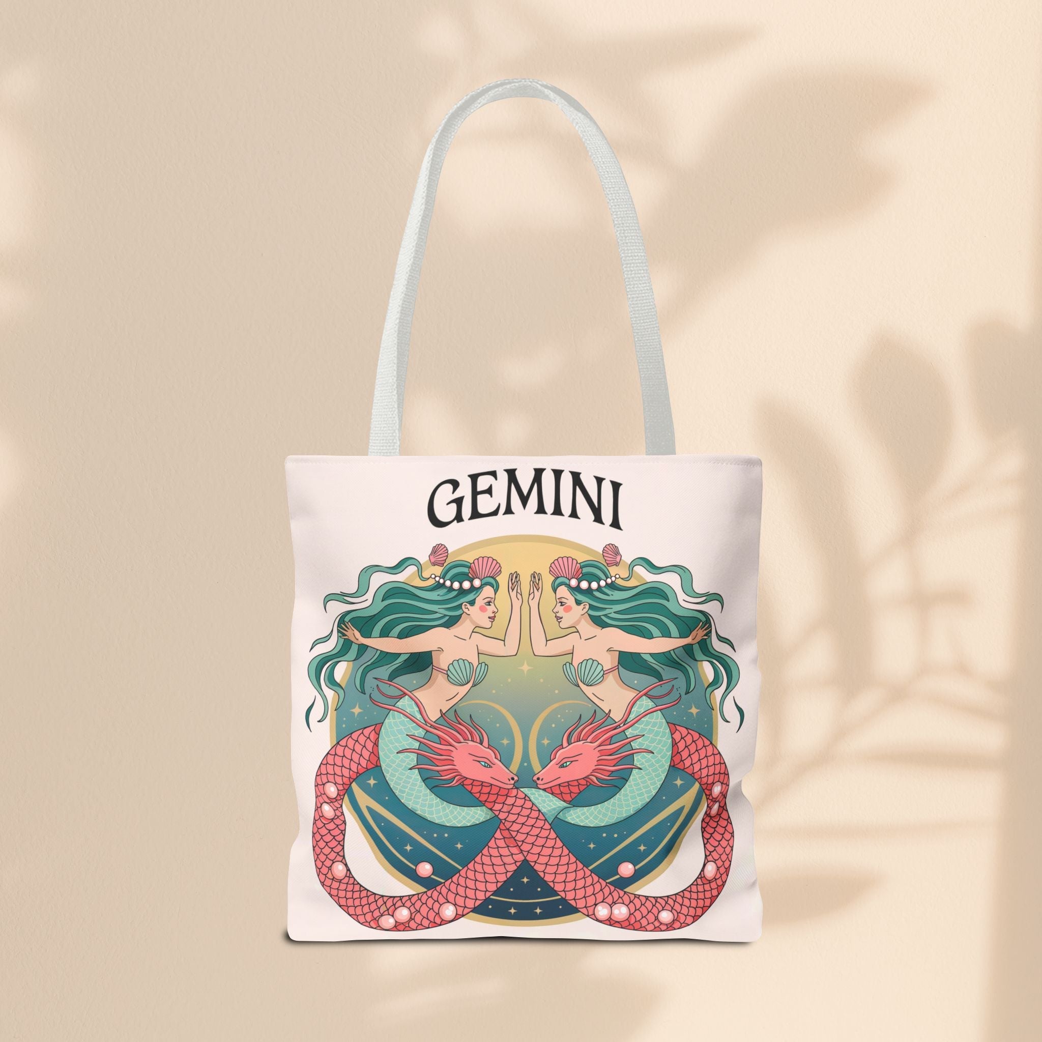 Gemini Zodiac Tote Bag, Astrological Bag, Personalized Gift, Astrology Lover, Horoscope Accessory, Birthday Present