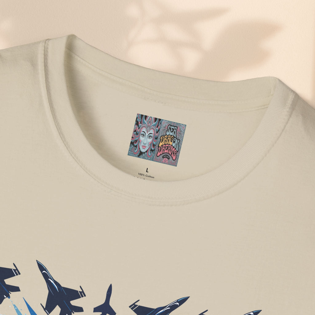 Patriotic Heart Unisex Softstyle T-Shirt - Perfect for Independence Day