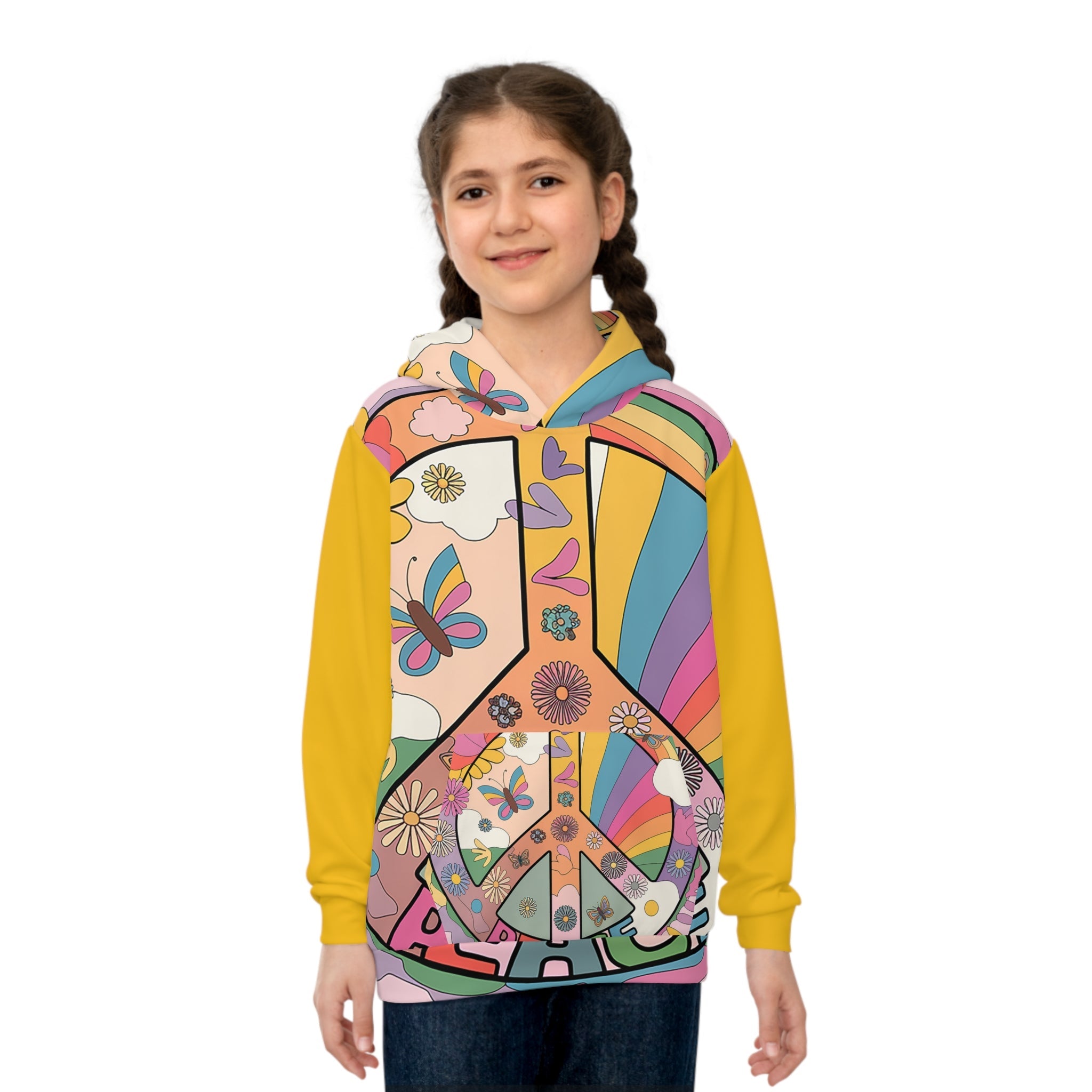 Children's Hoodie - Peace and Love