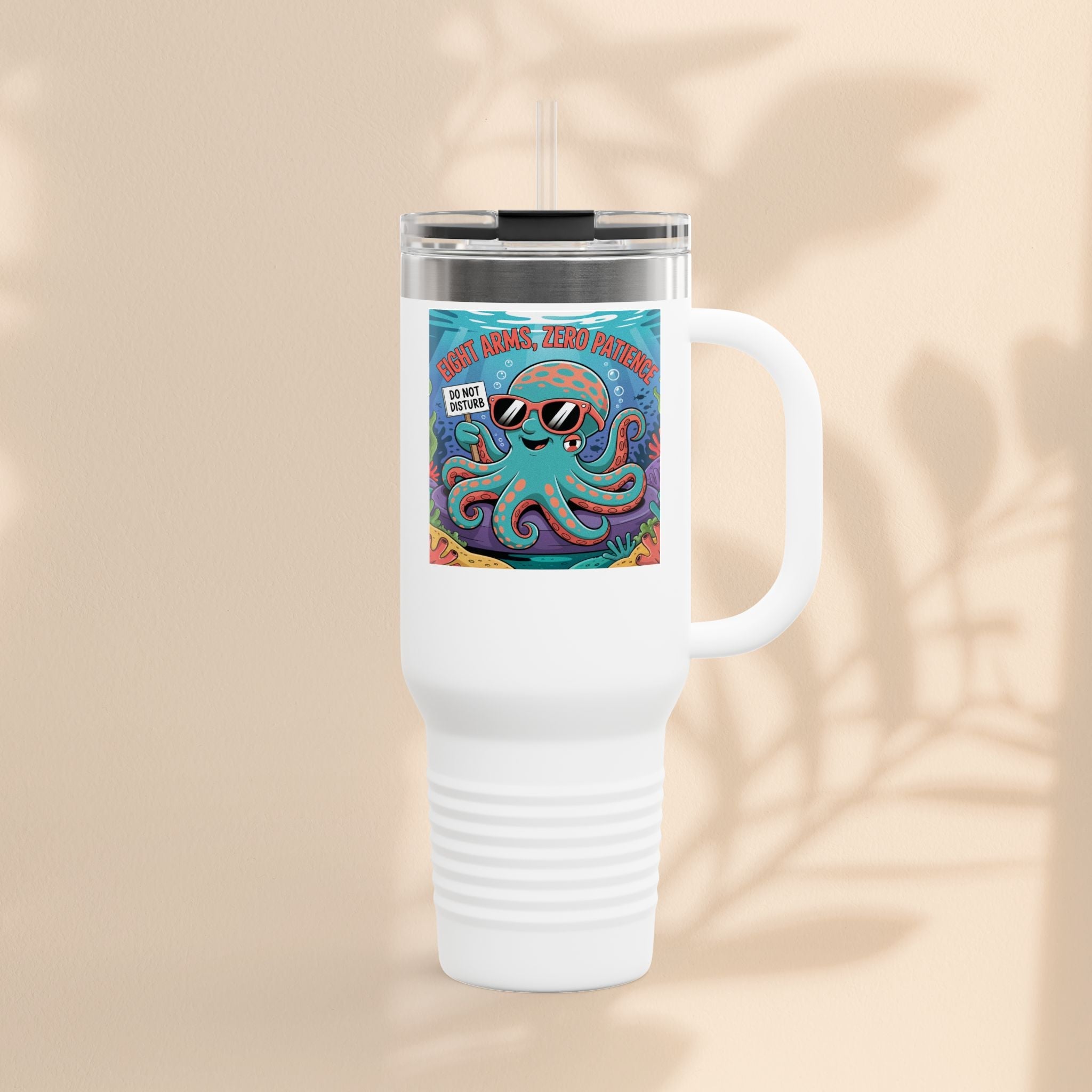 Eight Arms Zero Patience Insulated Travel Mug, 40oz