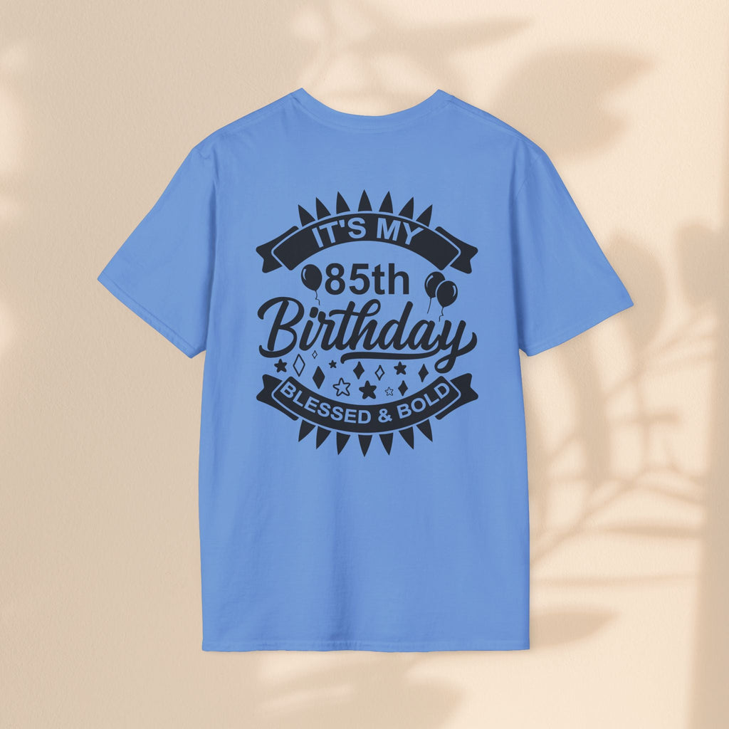 85th Birthday Celebration T-Shirt, Unisex Softstyle Tee for 85th Birthday, Milestone Birthday Gift, Birthday Party Outfit, Cute [...]