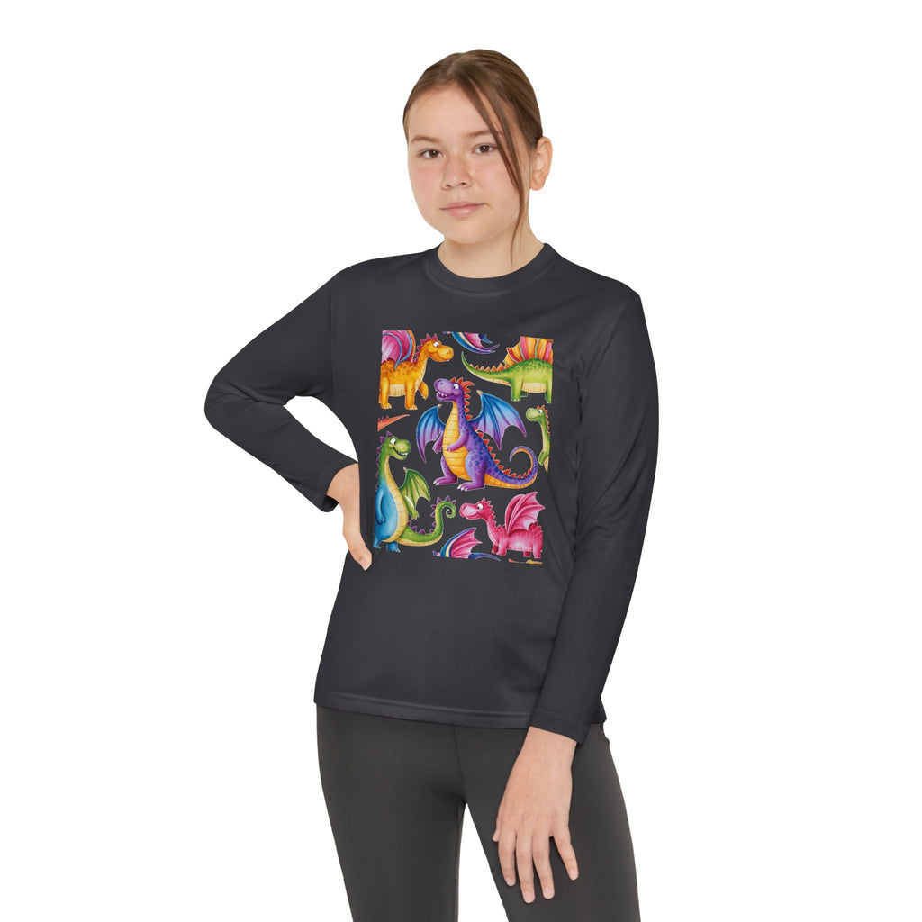 Dragon Party Youth Long Sleeve Competitor Tee