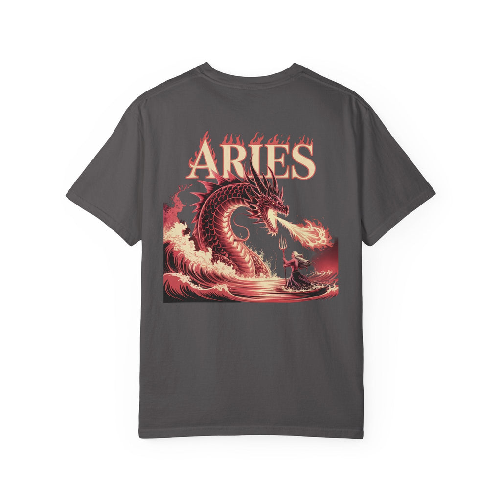 Aries Graphic T-Shirt: Unisex Astrology Tee, Zodiac Shirt for Birthdays & Everyday Wear, Perfect Gift for Aries Friends