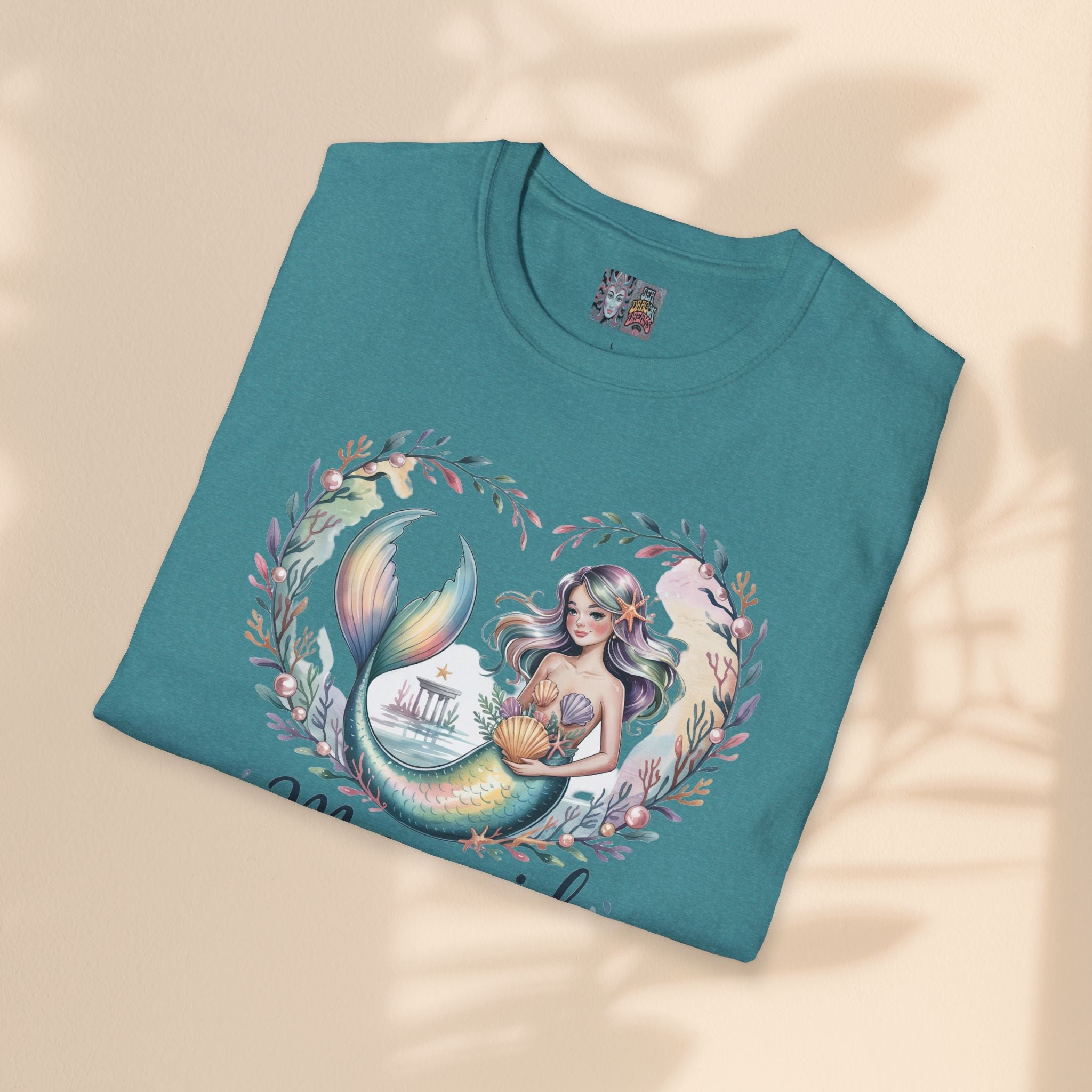 Maid of Honor Mermaid T-Shirt, Ocean Lover Tee, Beach Party Outfit, Gift for Sea Enthusiasts, Mermaid wedding tee