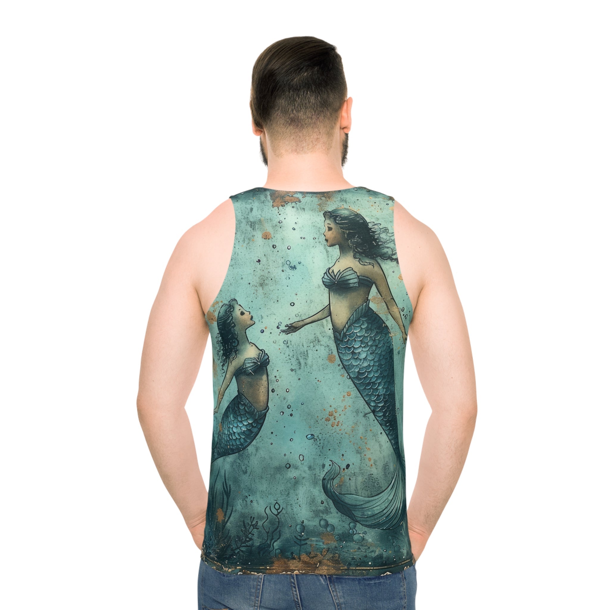Enchanting Mermaid Tank Top - Ocean-Inspired Summer Apparel