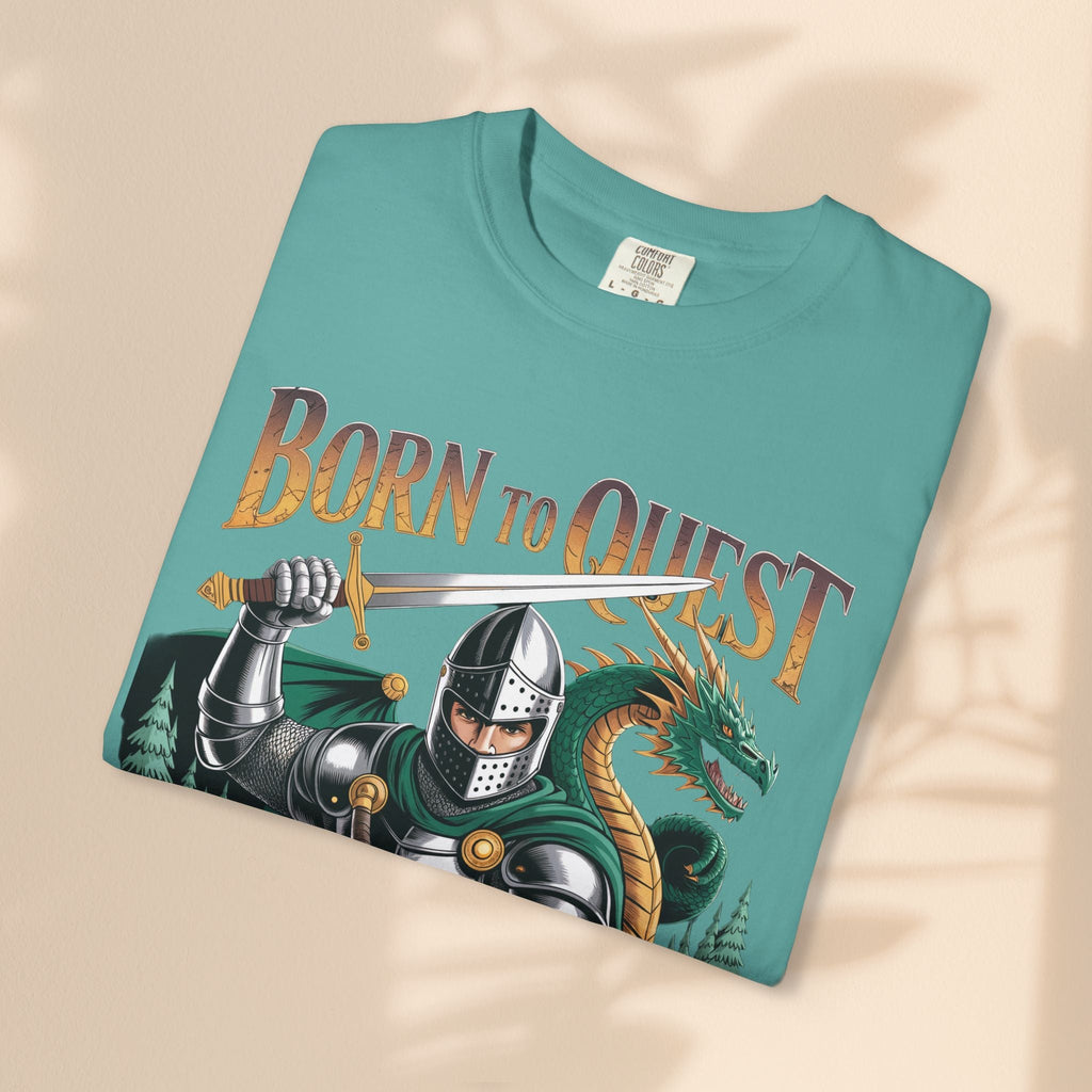 Born To Quest-Themed Unisex T-shirt, Adventure Shirt, Gamer Apparel, RPG Clothing, Fantasy Graphic Tee, Perfect Gift for Quest Lovers
