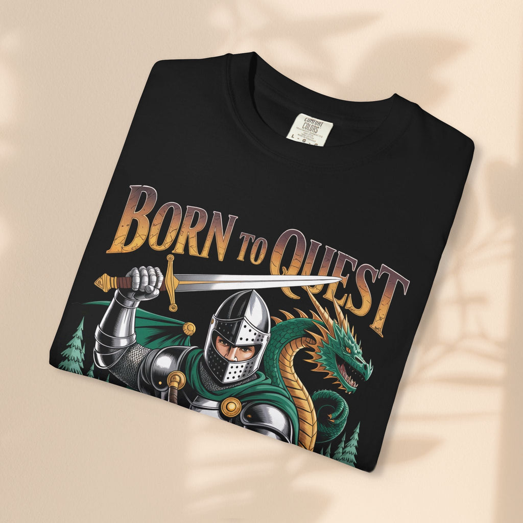 Born To Quest-Themed Unisex T-shirt, Adventure Shirt, Gamer Apparel, RPG Clothing, Fantasy Graphic Tee, Perfect Gift for Quest Lovers