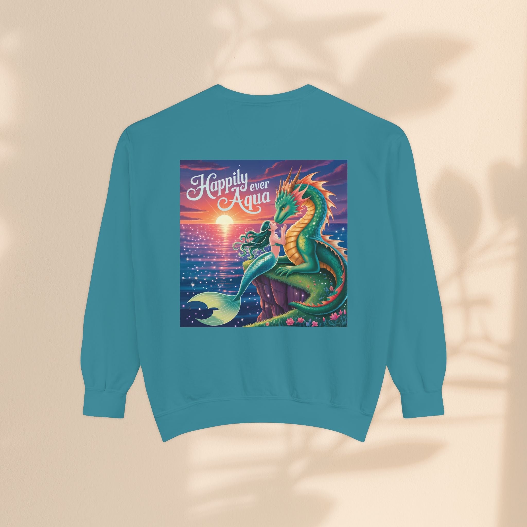 Happily Ever Aqua Sweatshirt, Unisex Garment-Dyed Pullover, Cozy Sweatshirt for Ocean Lovers, Ideal Gift for Fantasy Fans, Perfect for [...]