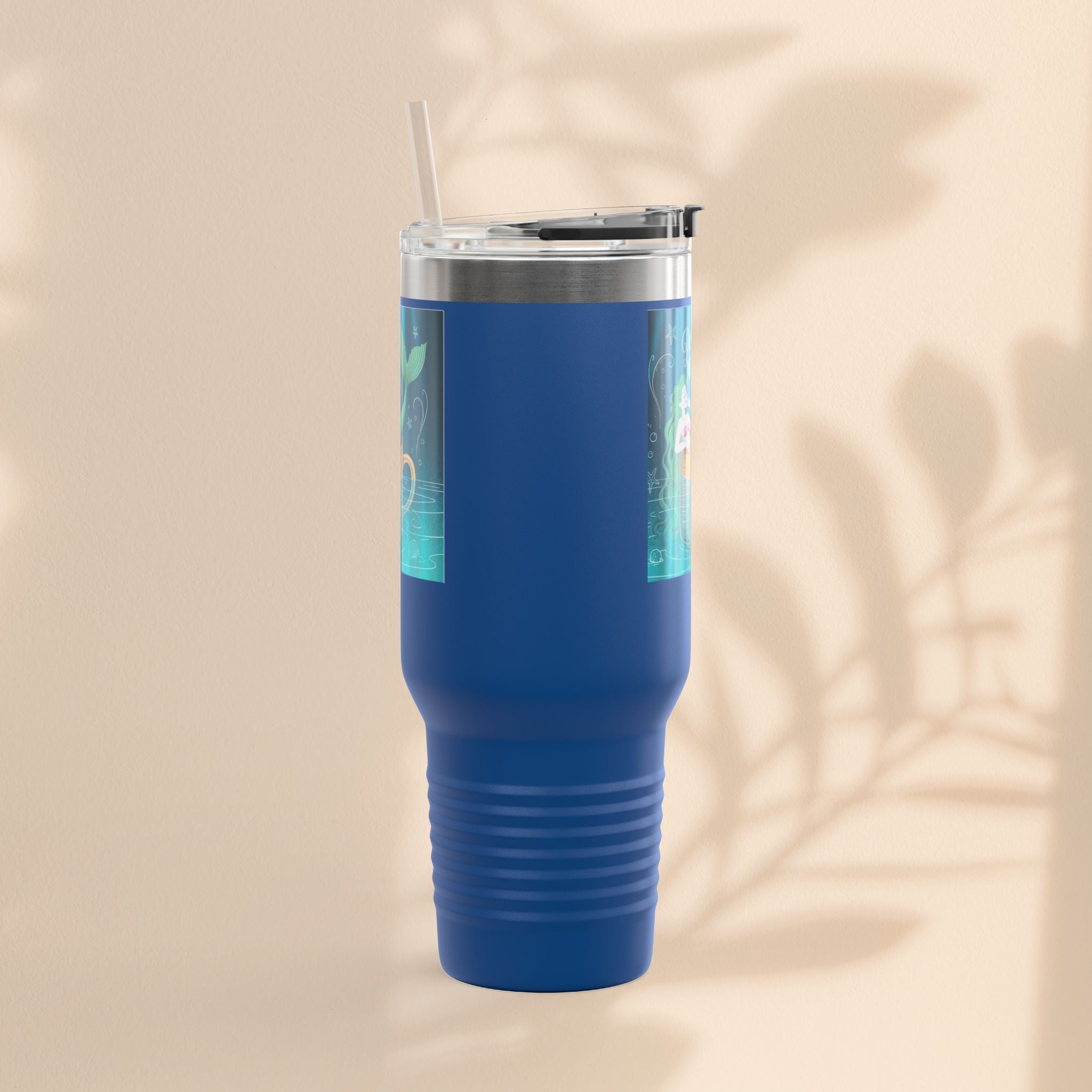 Charming Mermaid Insulated Travel Mug, 40oz - Perfect for Road Trips, Beach Days, and Gifts for Ocean Lovers, Travel Mug, Unique [...]