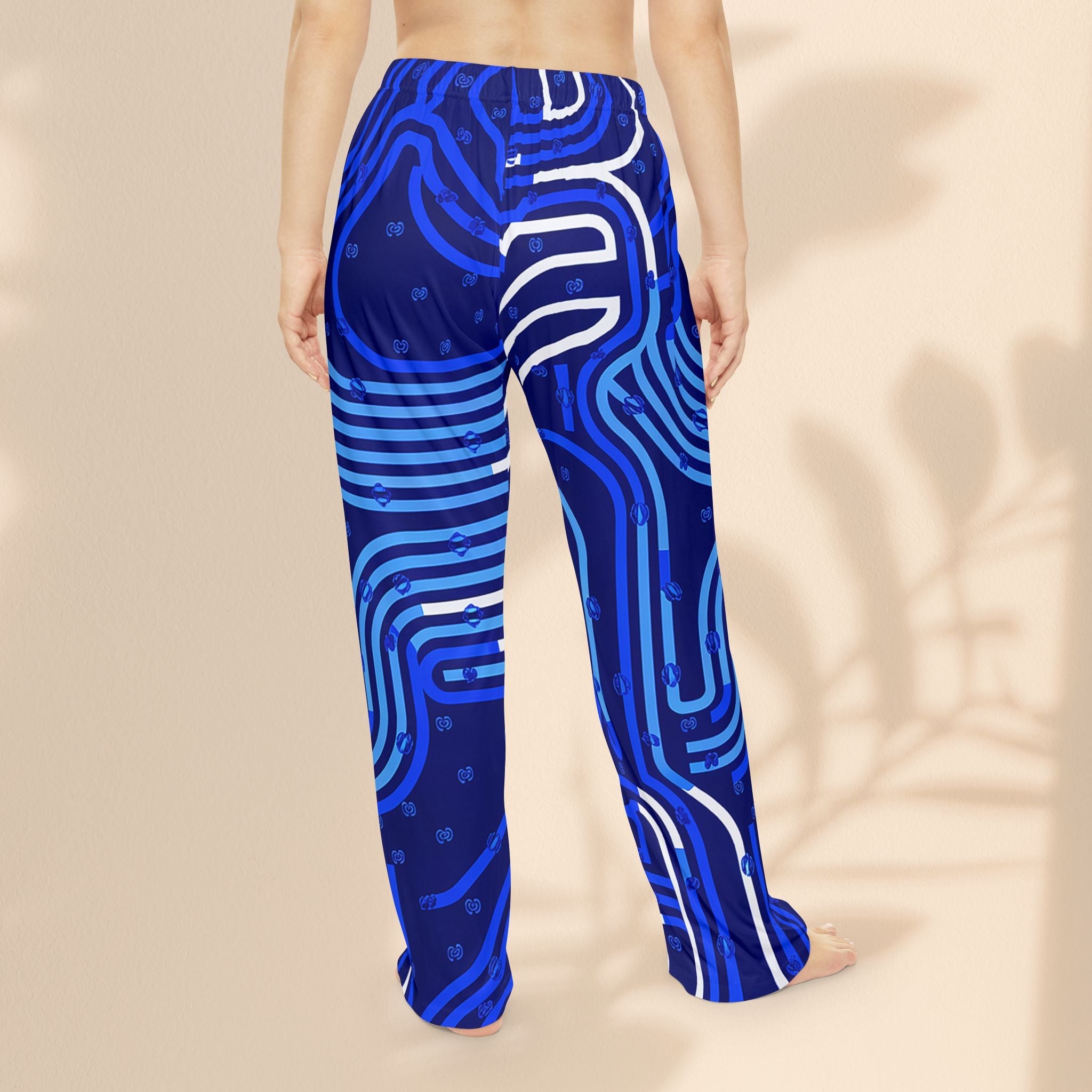 Chic Computer Nerd Women's Pajama Pants, Comfortable Sleepwear, Cozy Lounge Wear, Unique Gift for Tech Lovers, Tech-Inspired Homewear