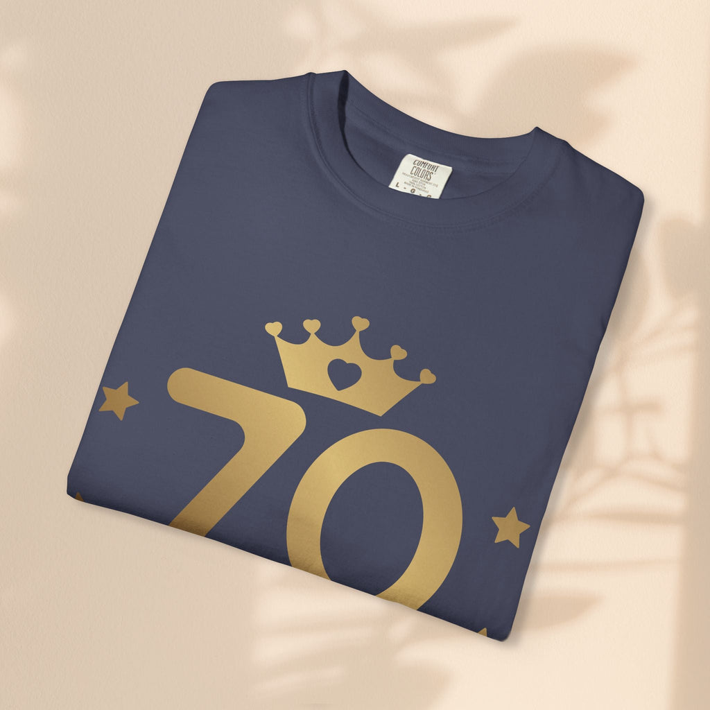 70 and Fabulous Unisex Garment-Dyed T-shirt | Birthday Celebration Tee, Gift for 70th Birthday, Vintage Style Shirt, Fun Party Wear, [...]
