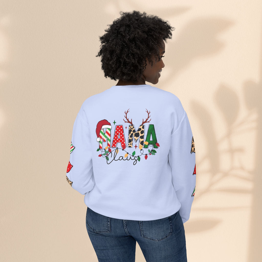 Mama Claus - Women's Lightweight Crewneck Sweatshirt