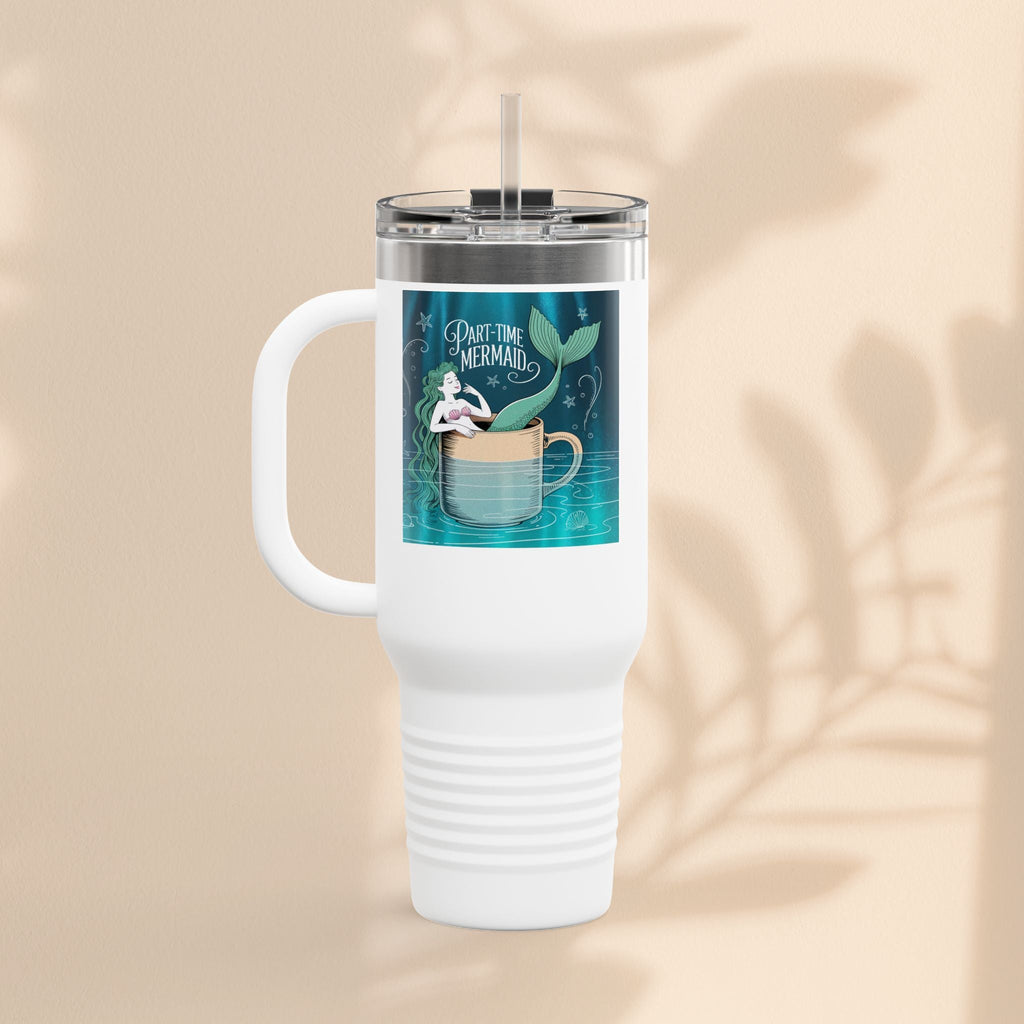 Charming Mermaid Insulated Travel Mug, 40oz - Perfect for Road Trips, Beach Days, and Gifts for Ocean Lovers, Travel Mug, Unique [...]