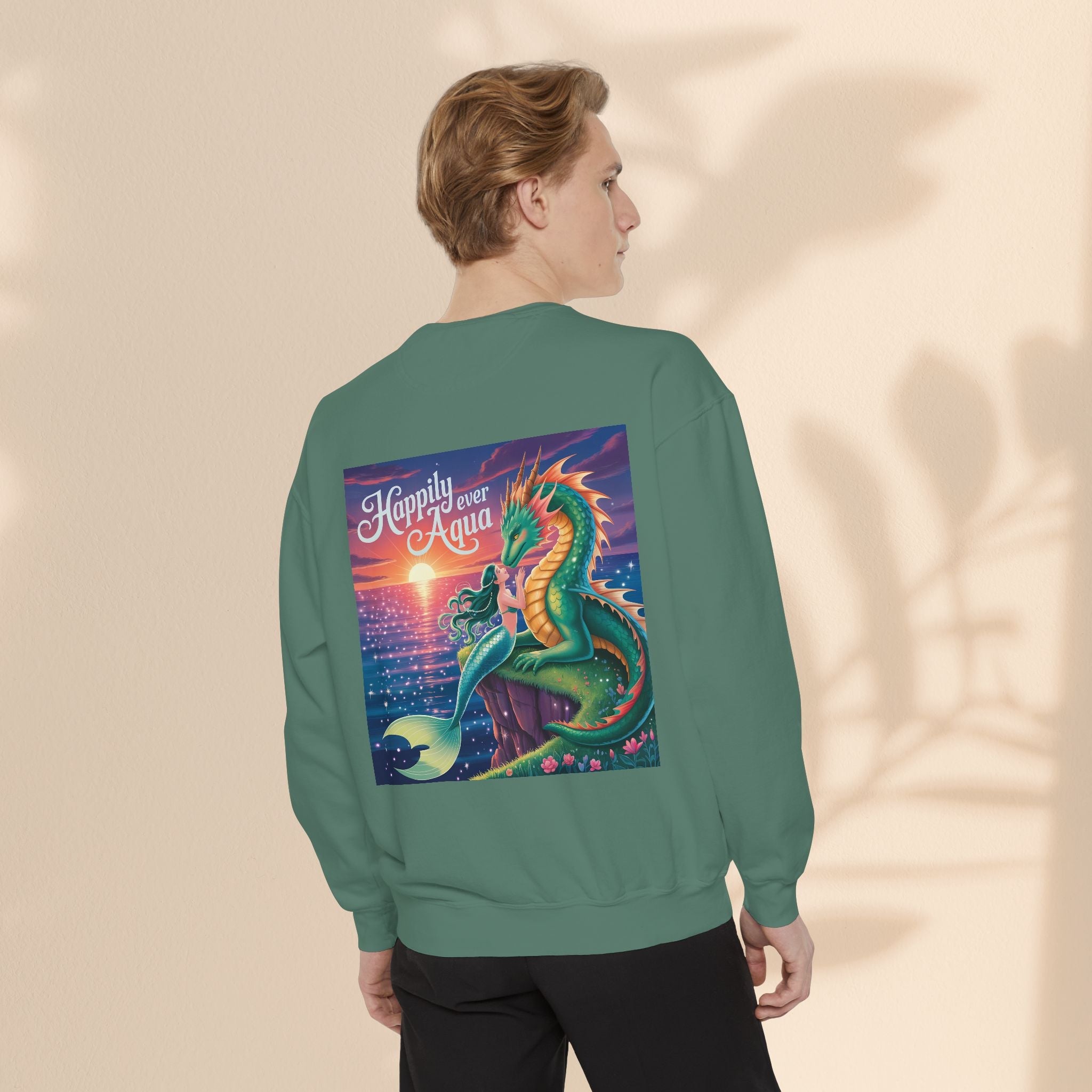 Happily Ever Aqua Sweatshirt, Unisex Garment-Dyed Pullover, Cozy Sweatshirt for Ocean Lovers, Ideal Gift for Fantasy Fans, Perfect for [...]