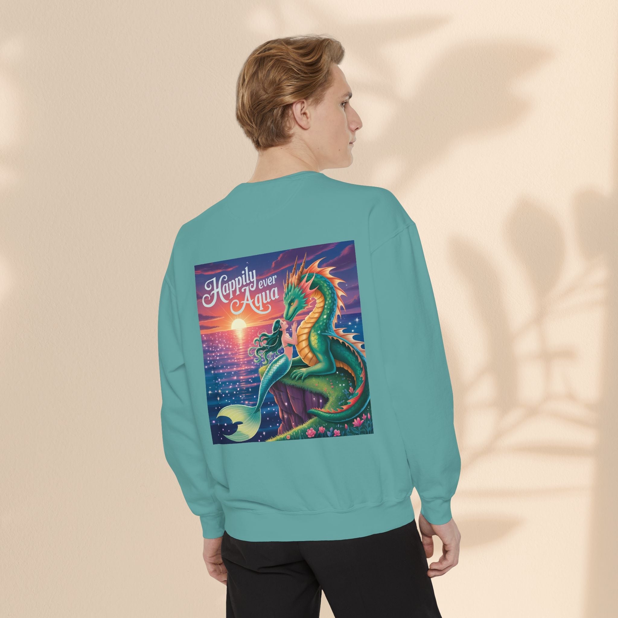 Happily Ever Aqua Sweatshirt, Unisex Garment-Dyed Pullover, Cozy Sweatshirt for Ocean Lovers, Ideal Gift for Fantasy Fans, Perfect for [...]