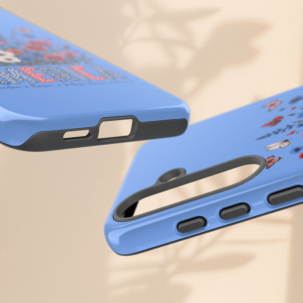 Floral America Phone Case - Tough Cases for Style & Protection