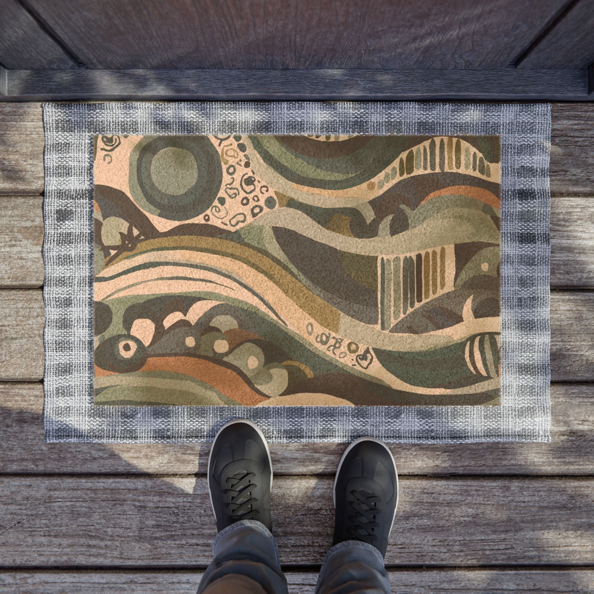 Ocean Waves Doormat