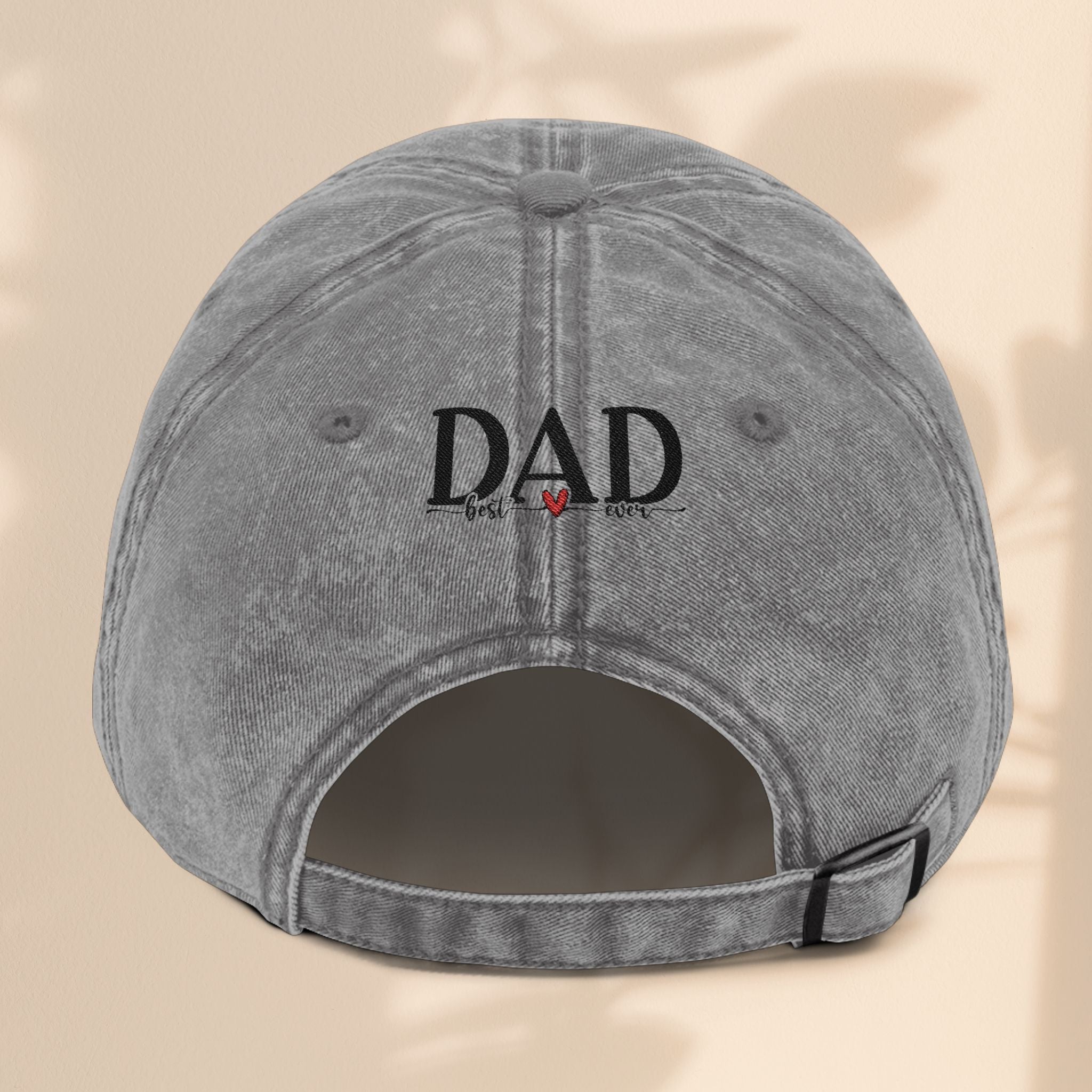 Best Dad Ever Vintage Cap (Embroidery)