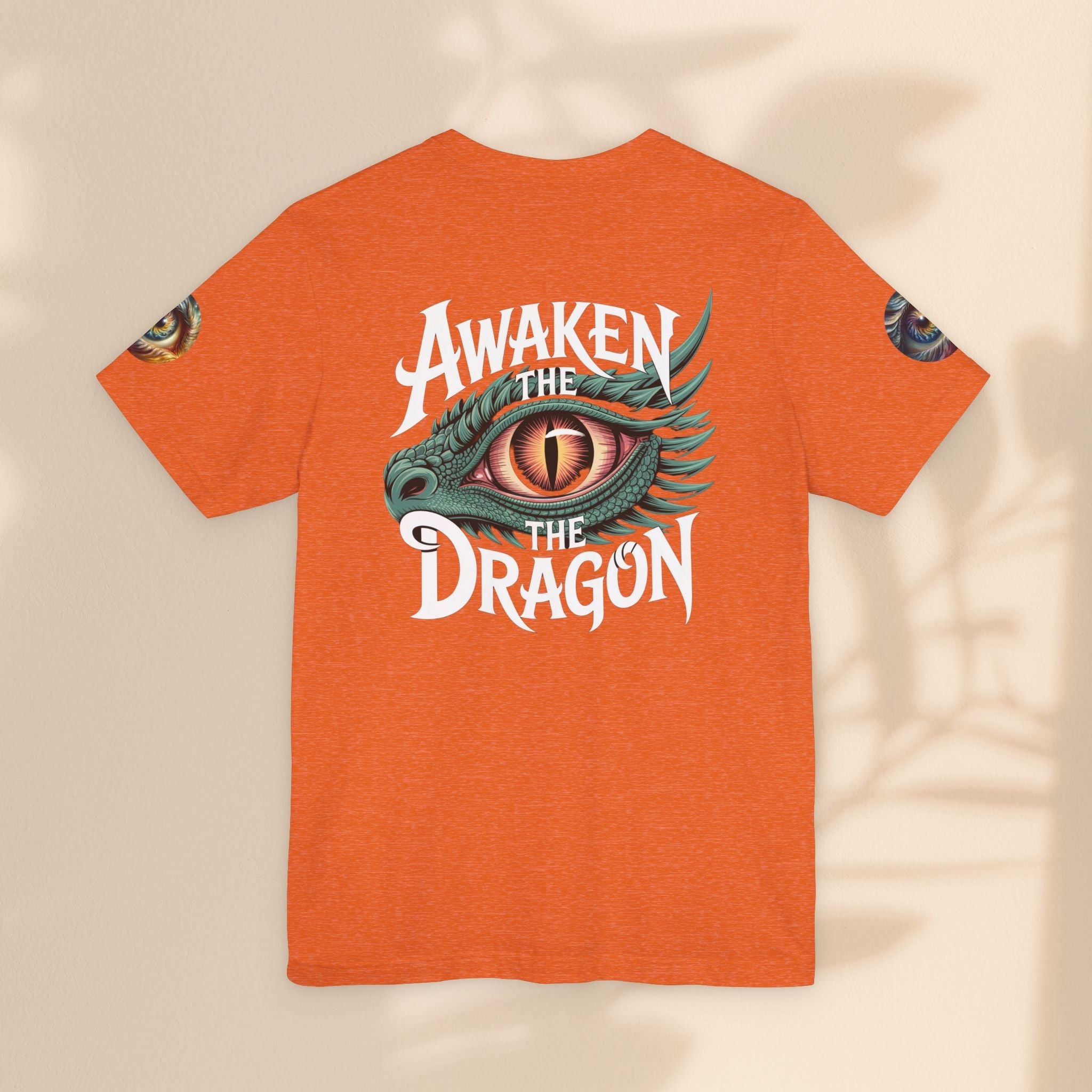 Fantasy Awaken The Dragon Graphic Tee, Unisex Short Sleeve Shirt, Gift for Dragon Lovers, Fantasy Fan Apparel