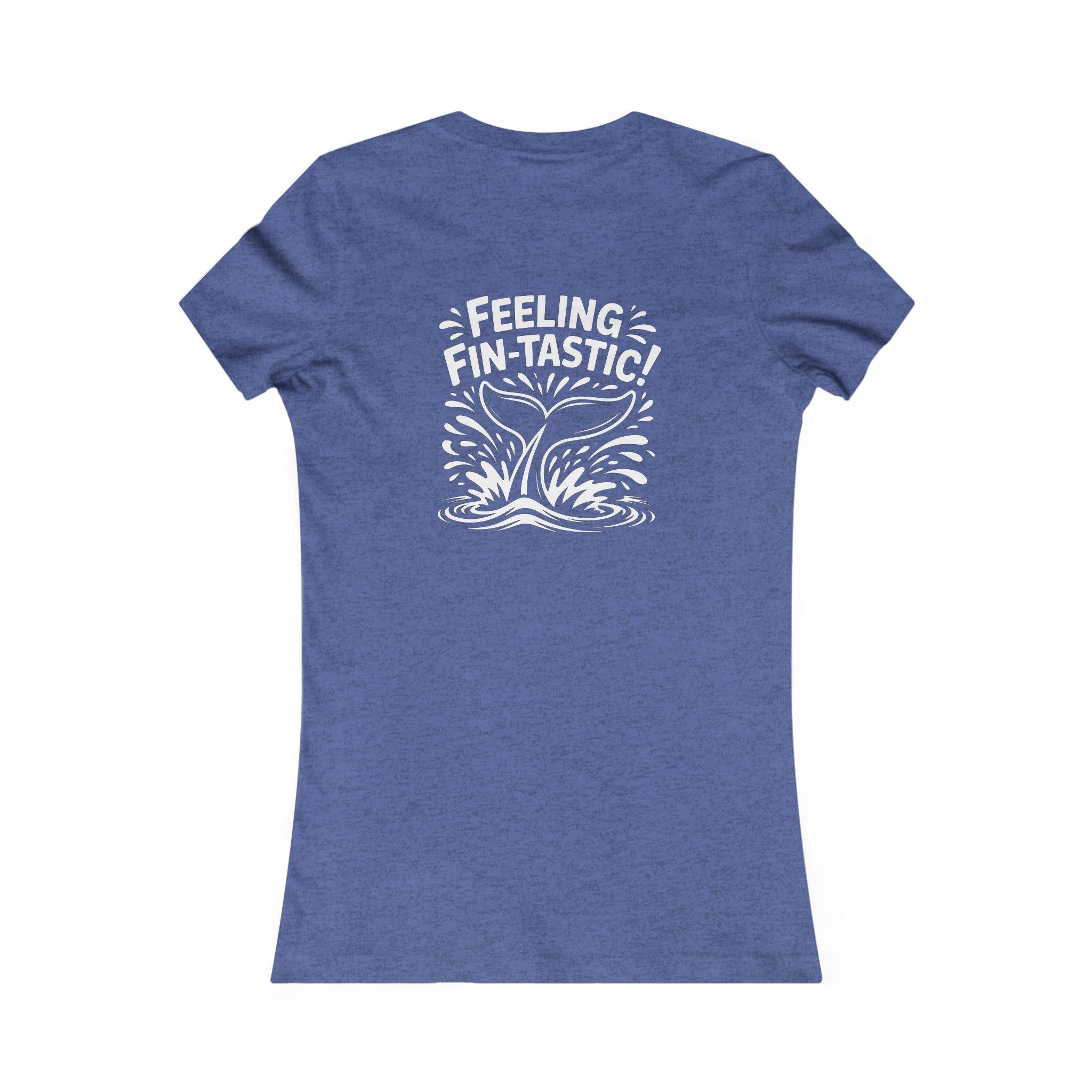 Feeling Fin-tastic Women's Tee, Ocean Lovers Shirt, Beach Vibes Top, Gift for Sea Enthusiasts, Summer Casual Wear