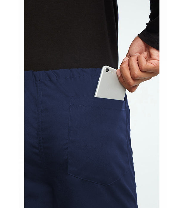 Microfiber Unisex Scrub Set - 2 Pockets, Half Sleeves (1-Pocket Top & 1-Pocket Pant)