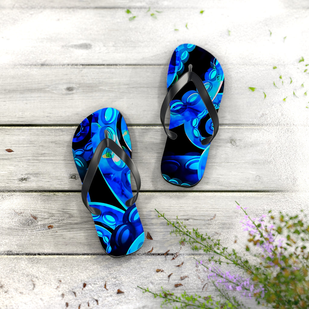 Octopus Delight Flip Flops – Colorful Ocean Beach Sandals