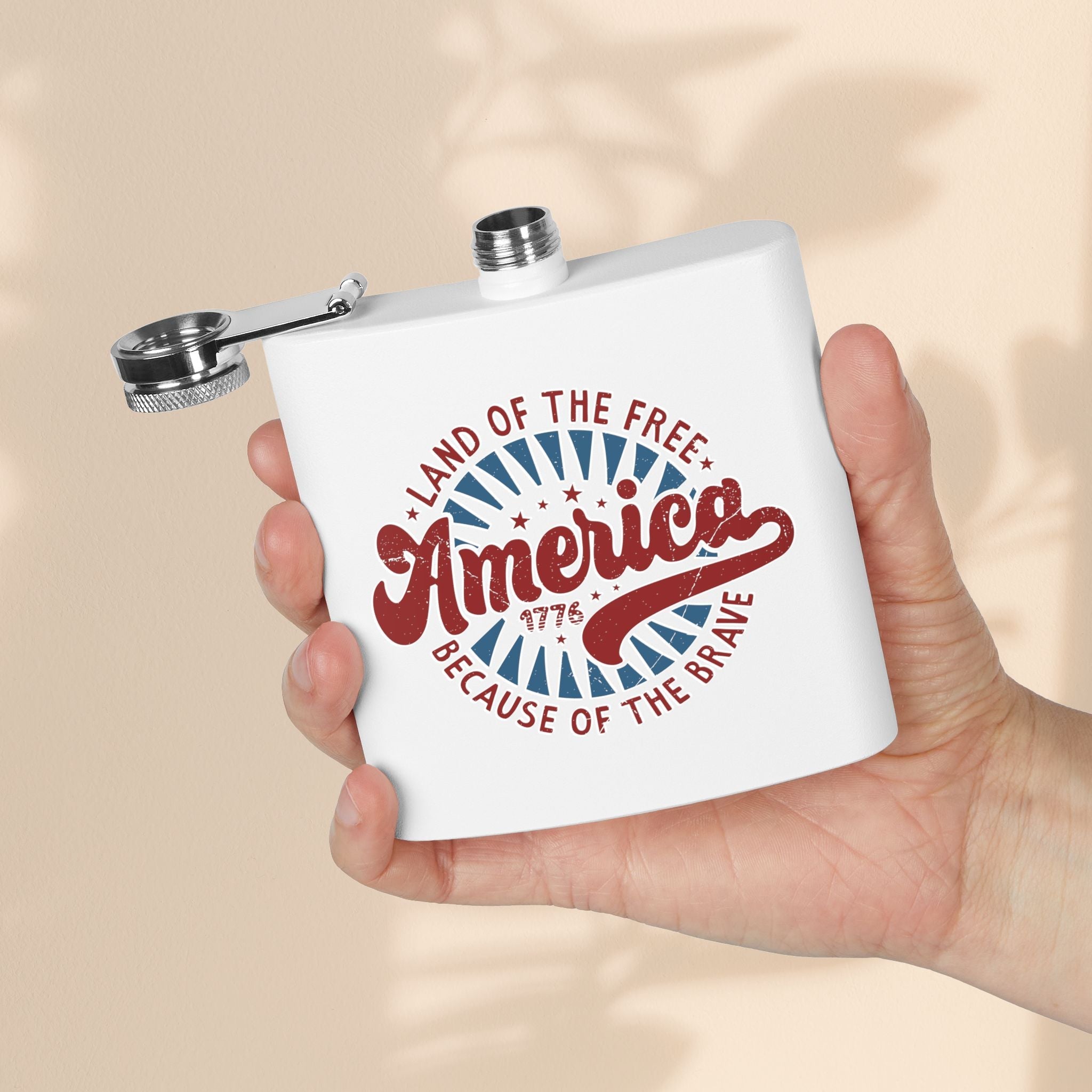 'Land of the Free' Design - 6oz - Perfect for Gifts and Celebrations