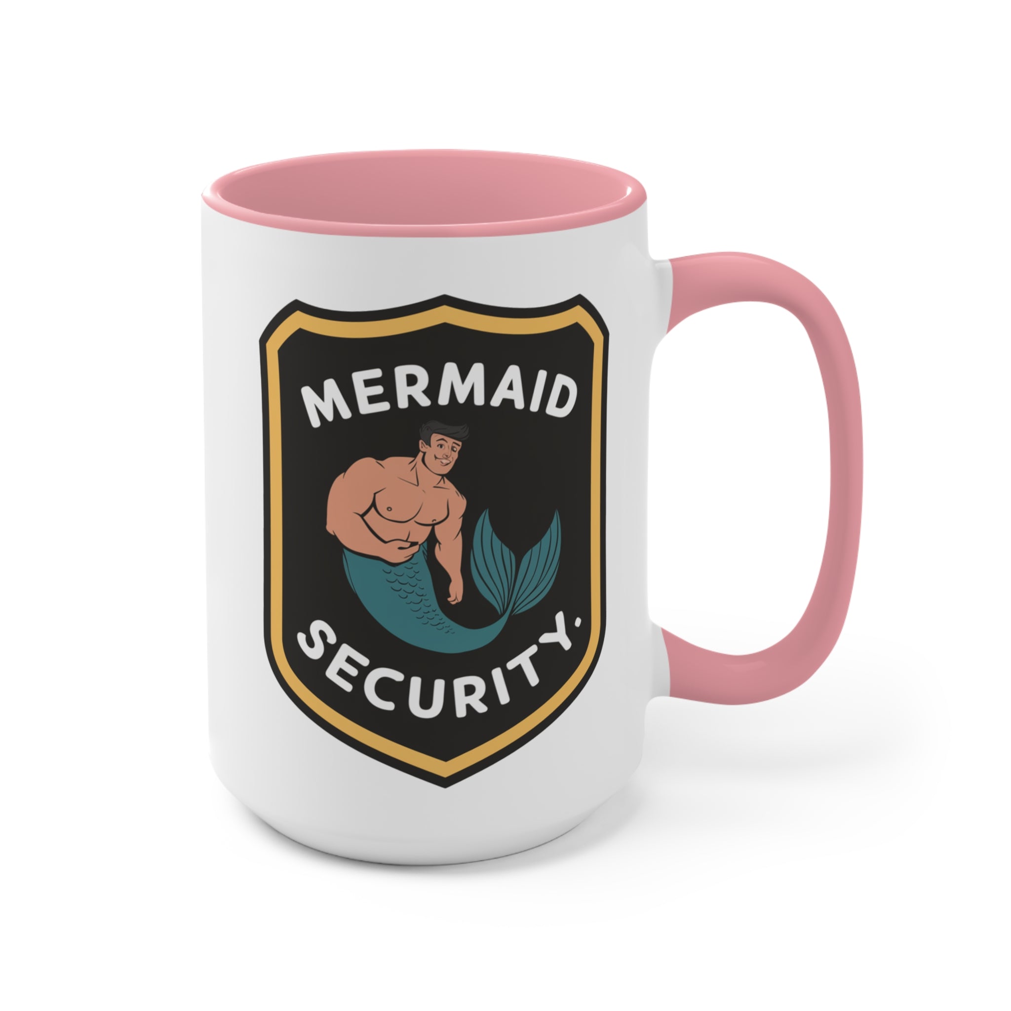 Mermaid Security Accent Mug – Funny Ocean Gift