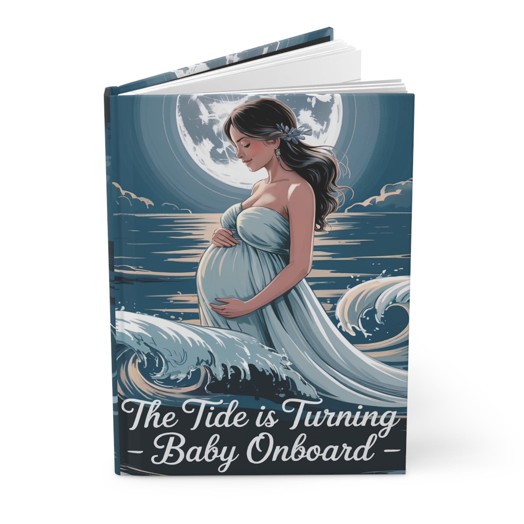 Hardcover Matte Journal – The Tide Is Changing: Baby On Board