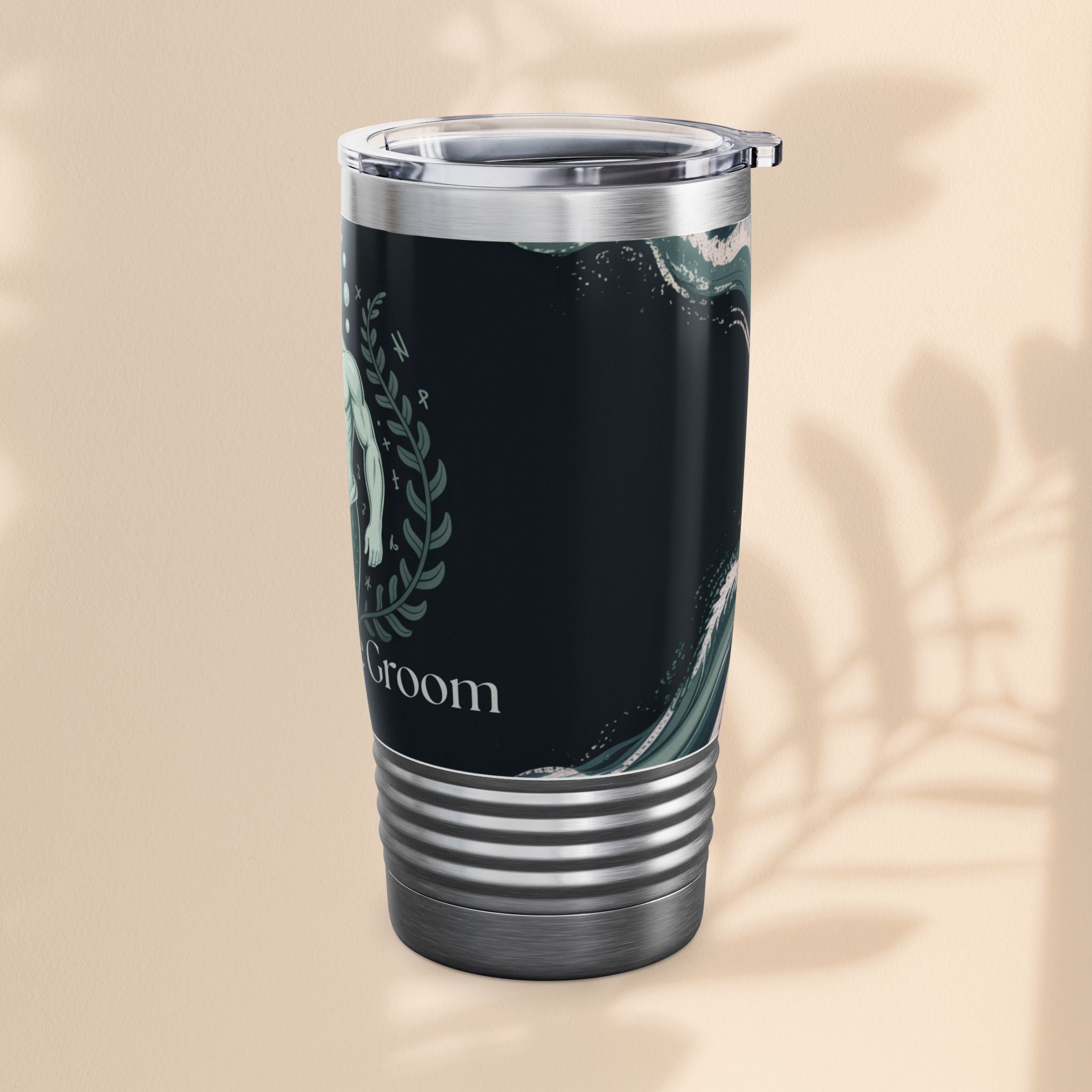 Mermaid-Themed Tumbler - Father of the Groom, Wedding Gift, Nautical Decor, Personalized Travel Mug, Ocean Lover Gift