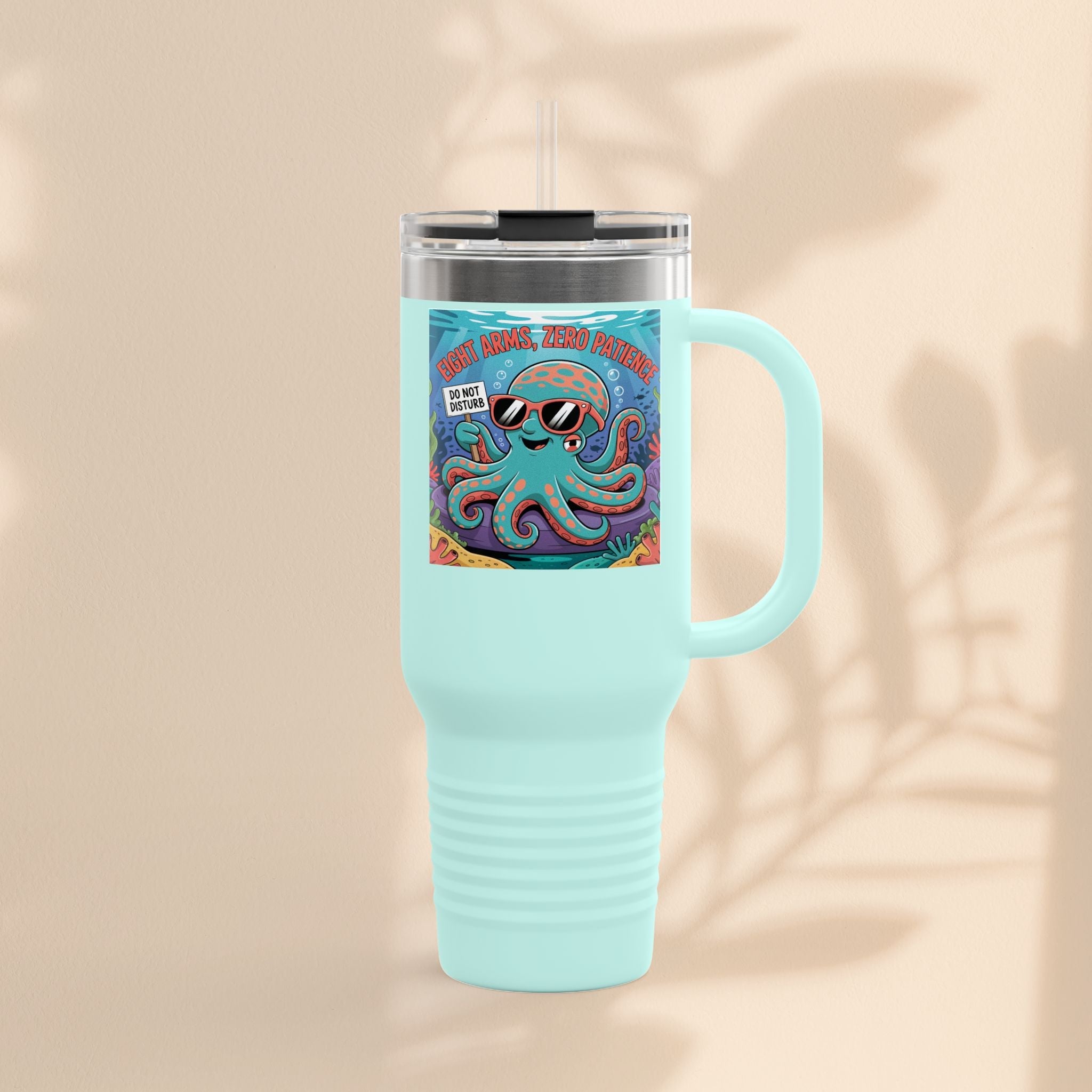 Eight Arms Zero Patience Insulated Travel Mug, 40oz