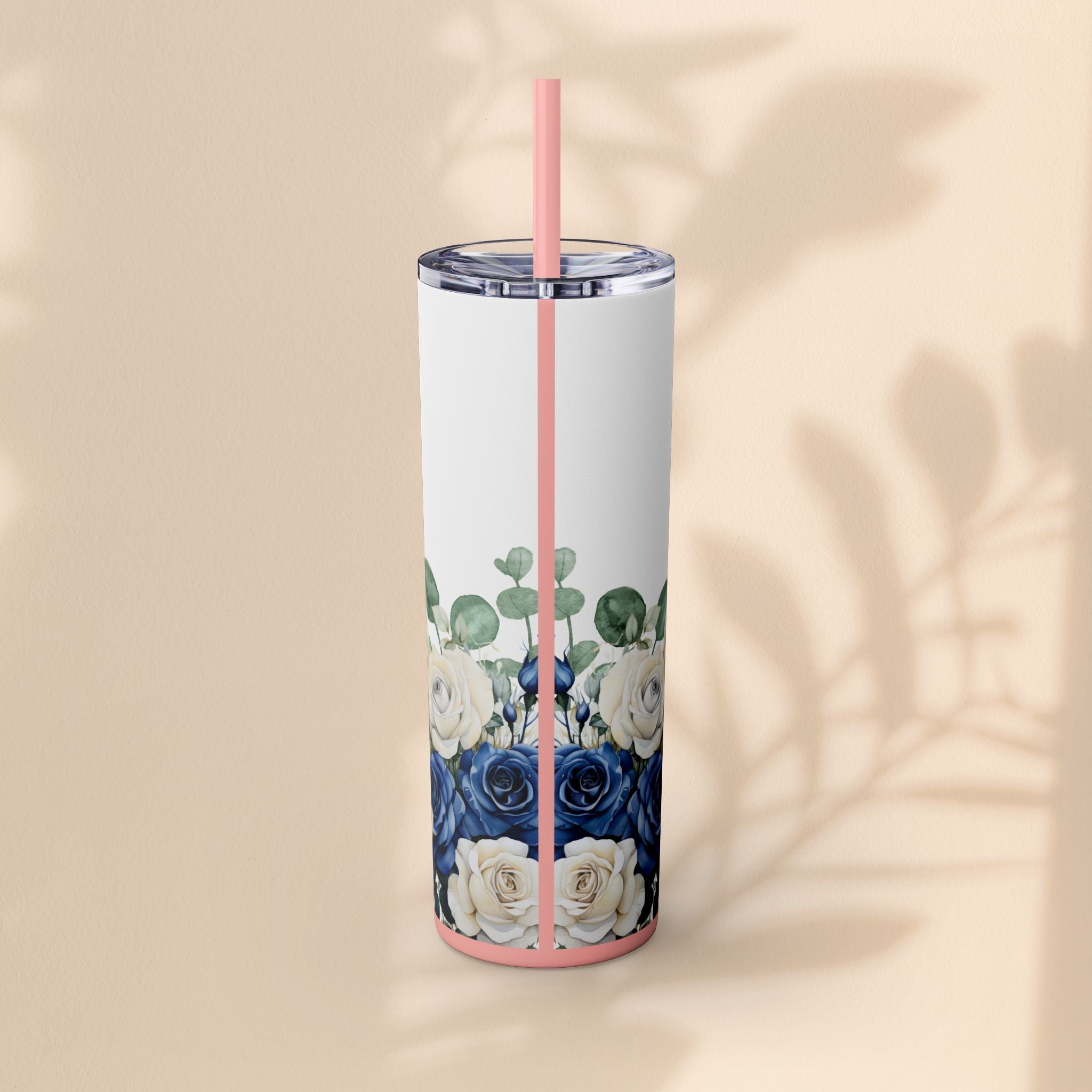 Flower Girl Skinny Tumbler with Straw, 20oz – Perfect Bridal Party Gift, Wedding Favor, Floral Drinkware, Summer Hydration