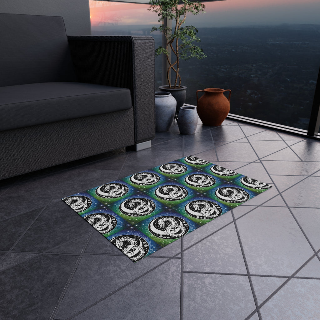 Bohemian Dragon Outdoor Rug