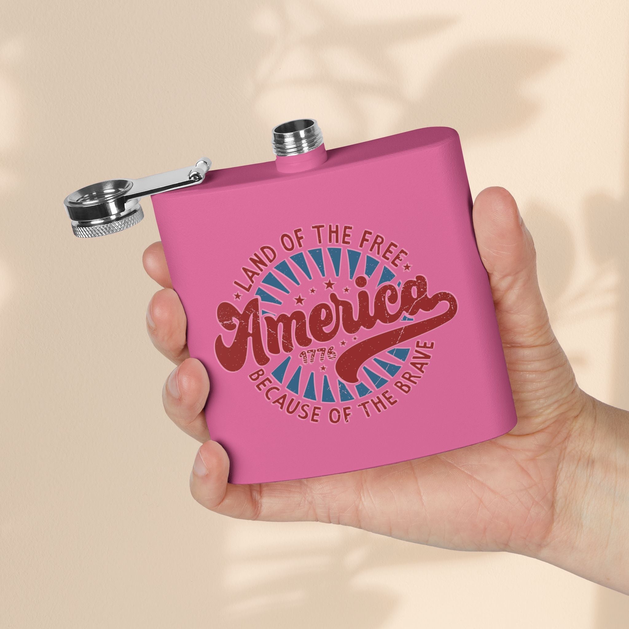 'Land of the Free' Design - 6oz - Perfect for Gifts and Celebrations