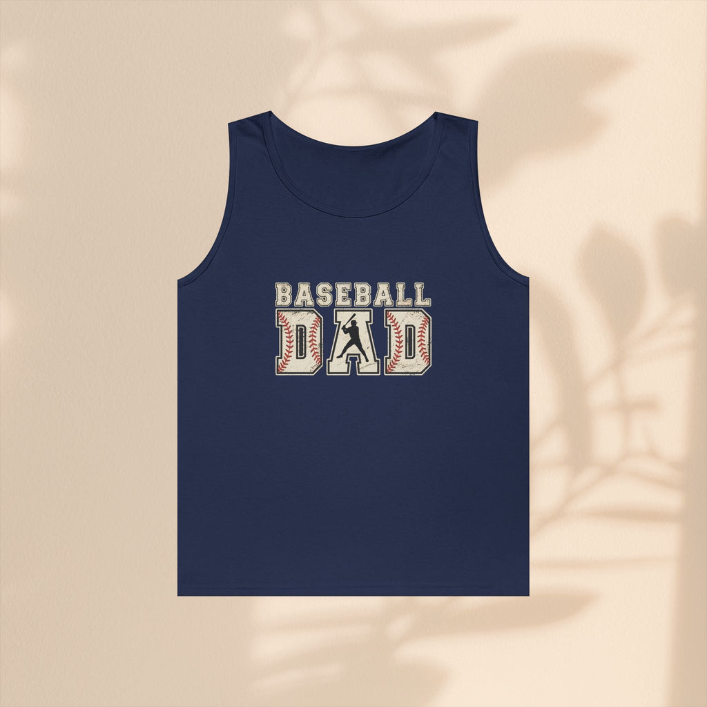 Baseball Dad Tank Top | Men’s Cotton Tank for Game Day & BBQ