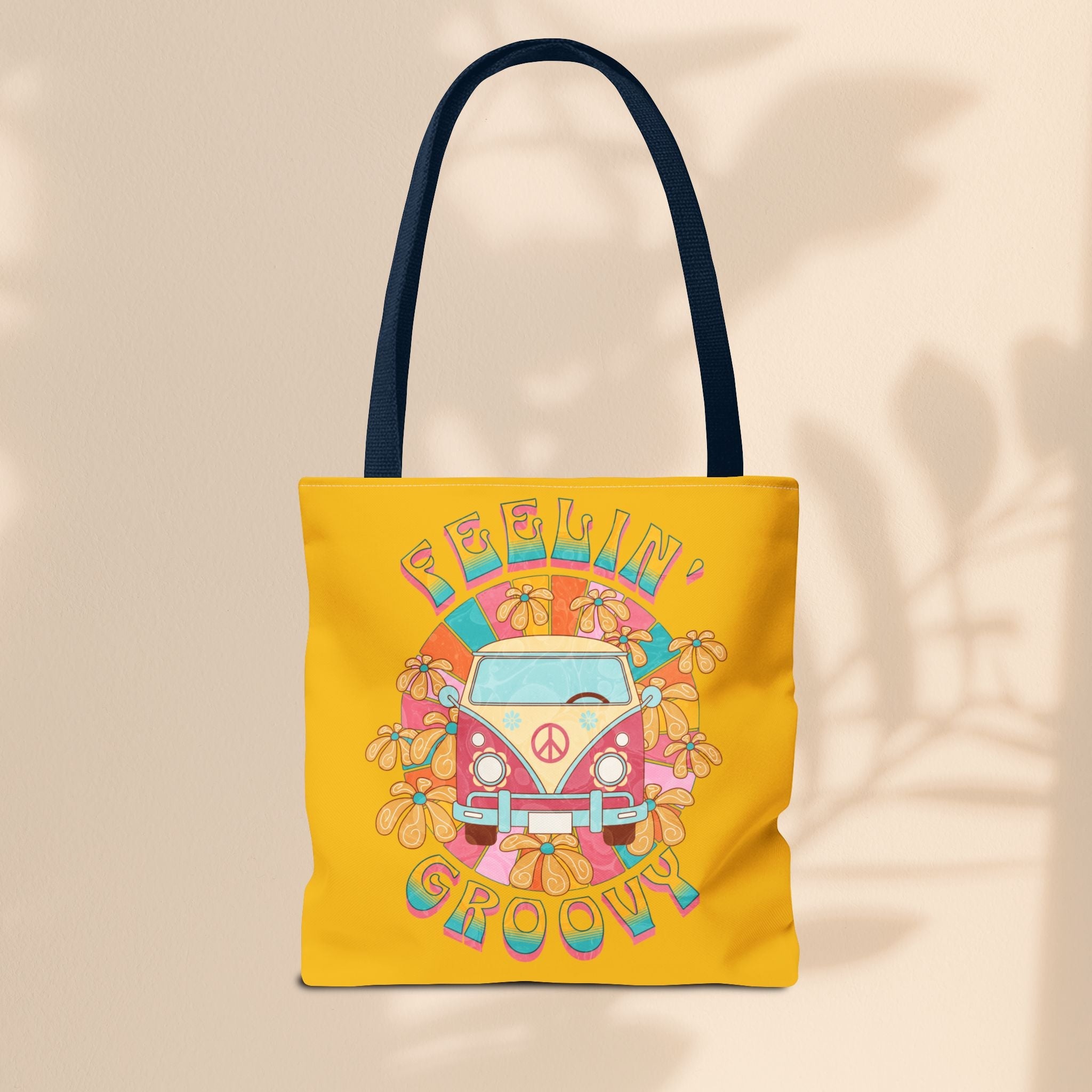 Feeling Groovy Peace Tote Bag