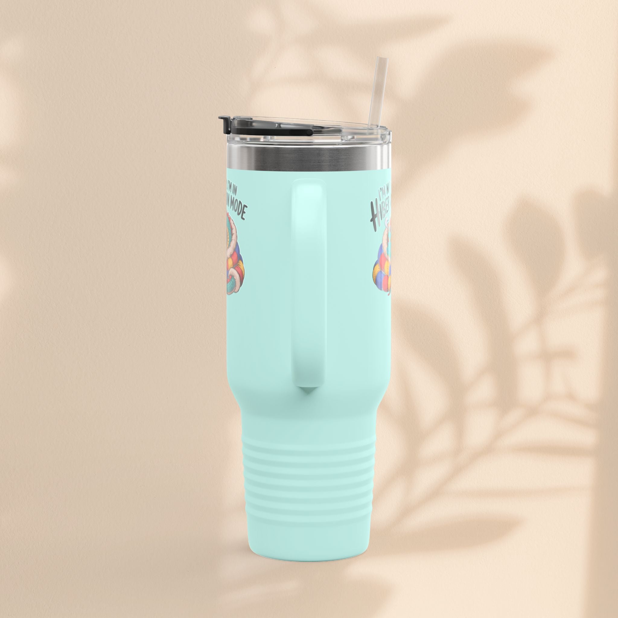 I'm Not Lazy, I'm In Hibernation Mode Dragon Insulated Travel Mug, 40oz