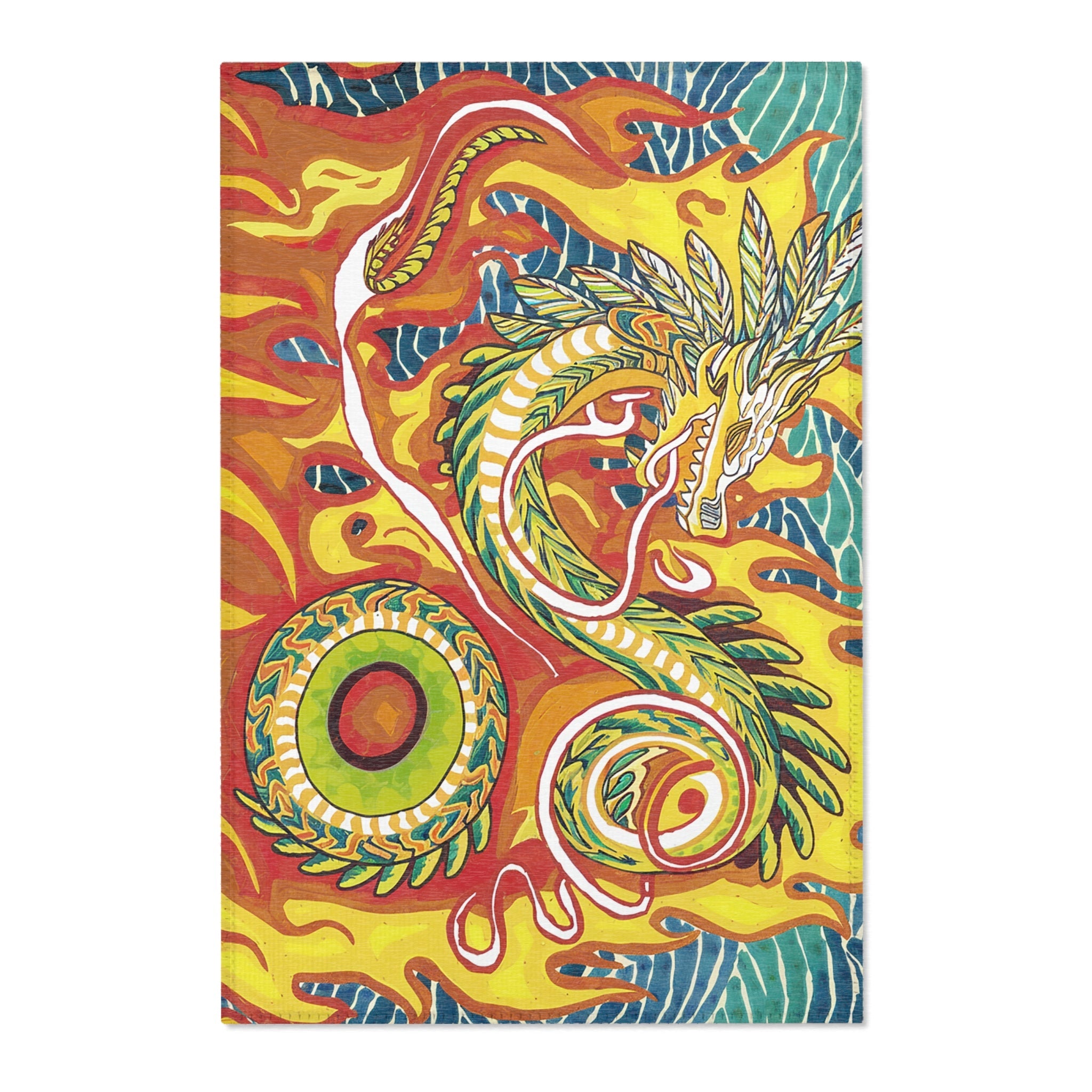 Mexican Dragon Area Rug